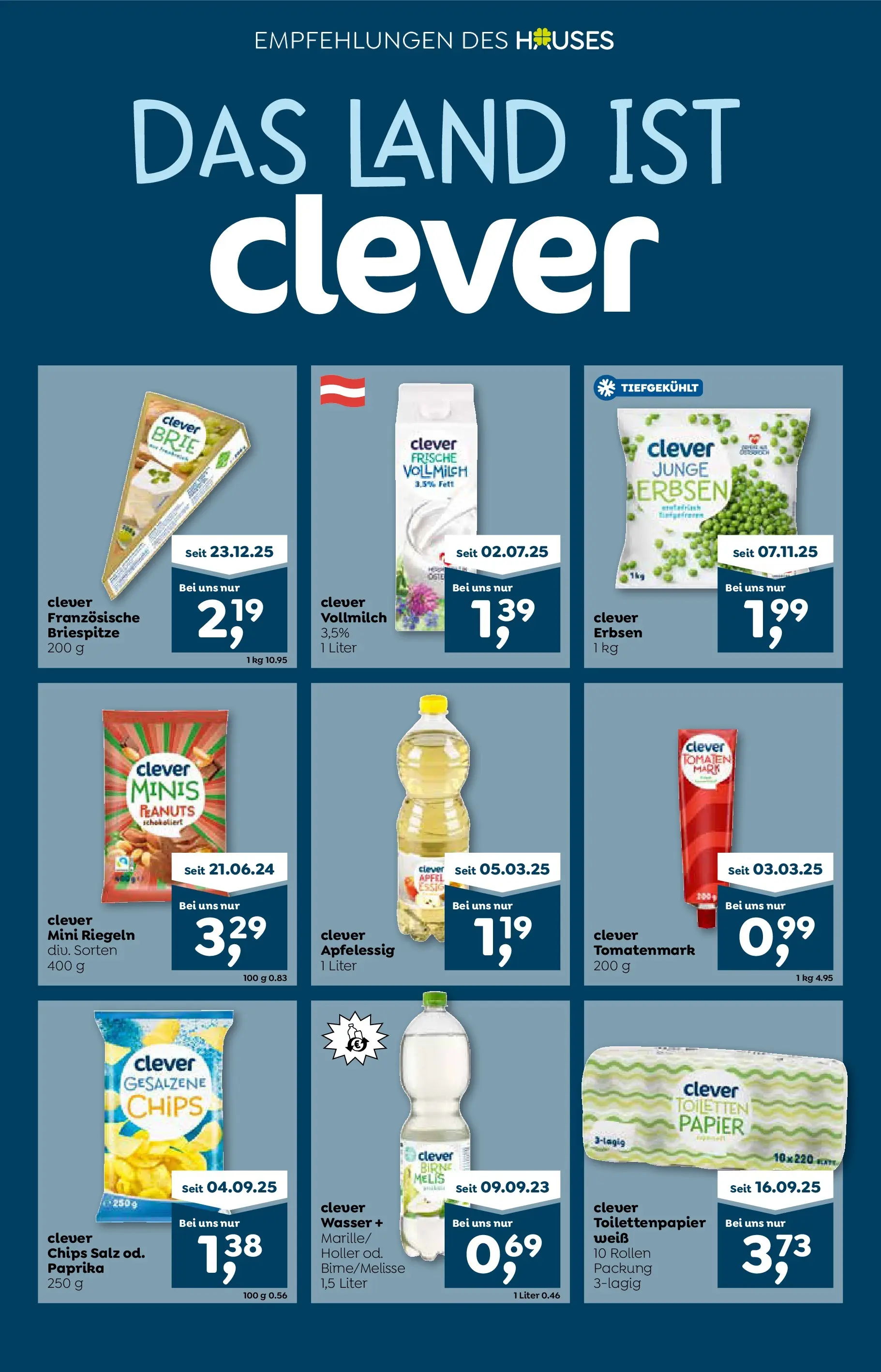 ADEG Hollersbach, Hohenberg von 15.01.2026 - Aktuelle Angebote | Seite: 6 | Produkte: Wasser, Salz, Erbsen, Birne