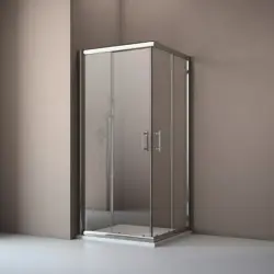 Corniche Eckdusche mit Schiebet&uuml;ren