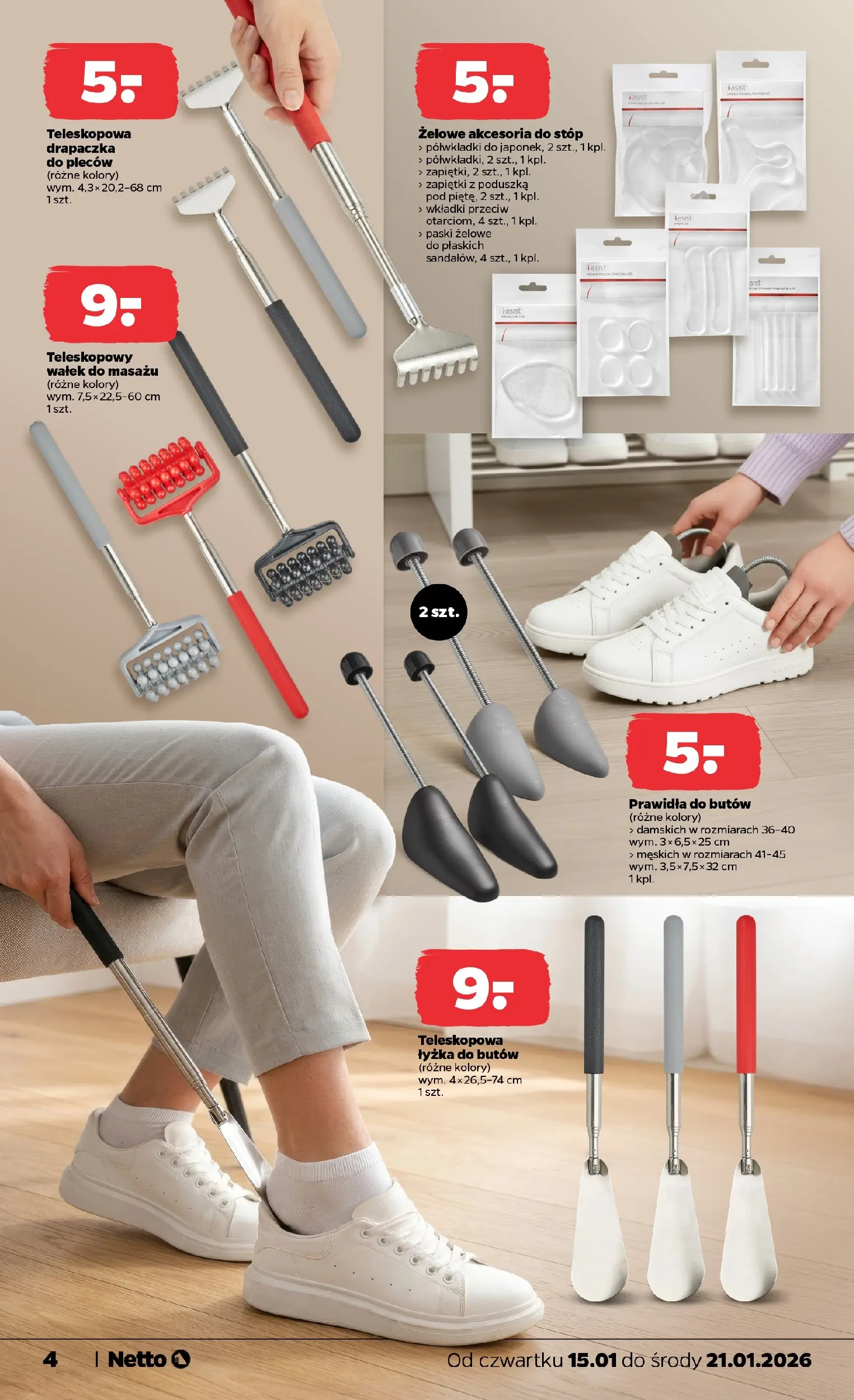Netto gazetka - Spożywcza od 15.01.2026 - Aktualne promocje | Strona: 23 | Produkty: Poduszka
