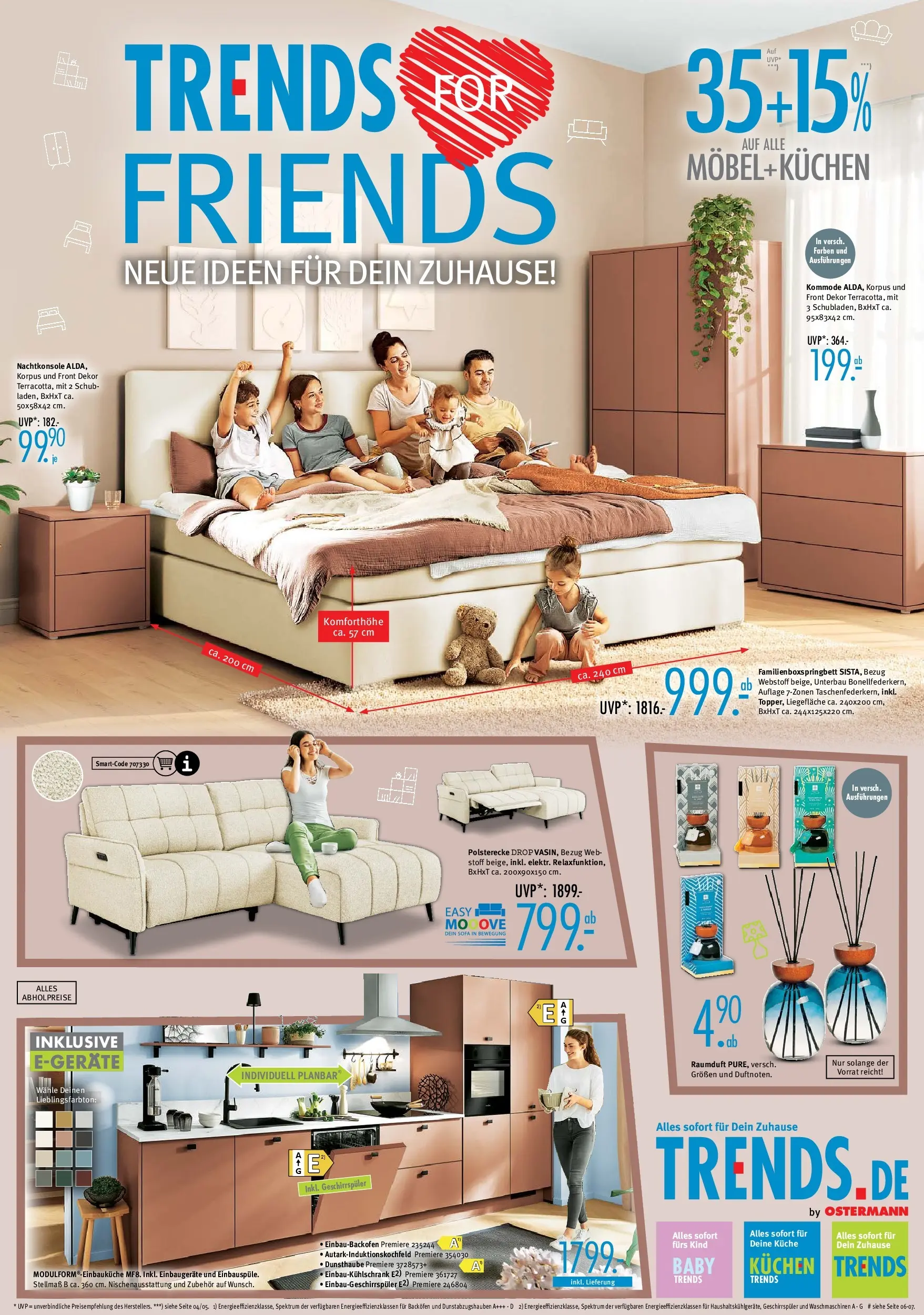 Trends Prospekt 	 (ab 17.01.2026) zum Blättern | Seite: 1 | Produkte: Geschirrspüler, Kommode, Küche, Kuchen