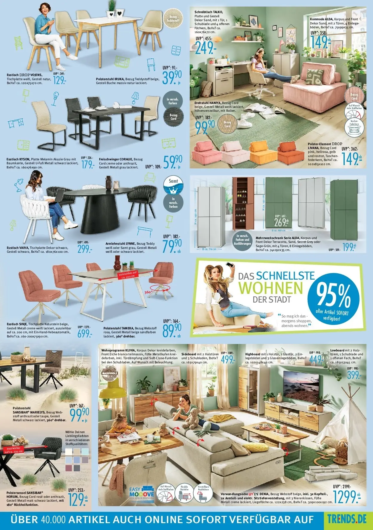 Trends Prospekt 	 (ab 17.01.2026) zum Blättern | Seite: 5 | Produkte: Sideboard, Lowboard, HIghboard, Esstisch