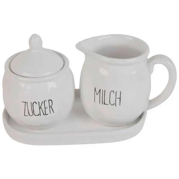 Milch und Zucker-Set