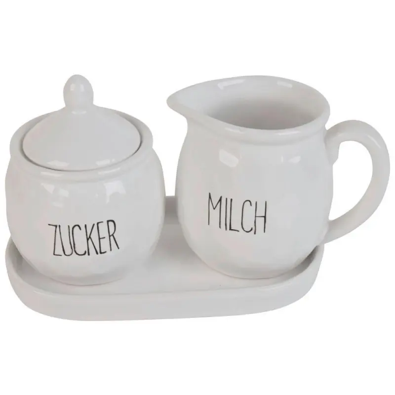 Milch und Zucker-Set