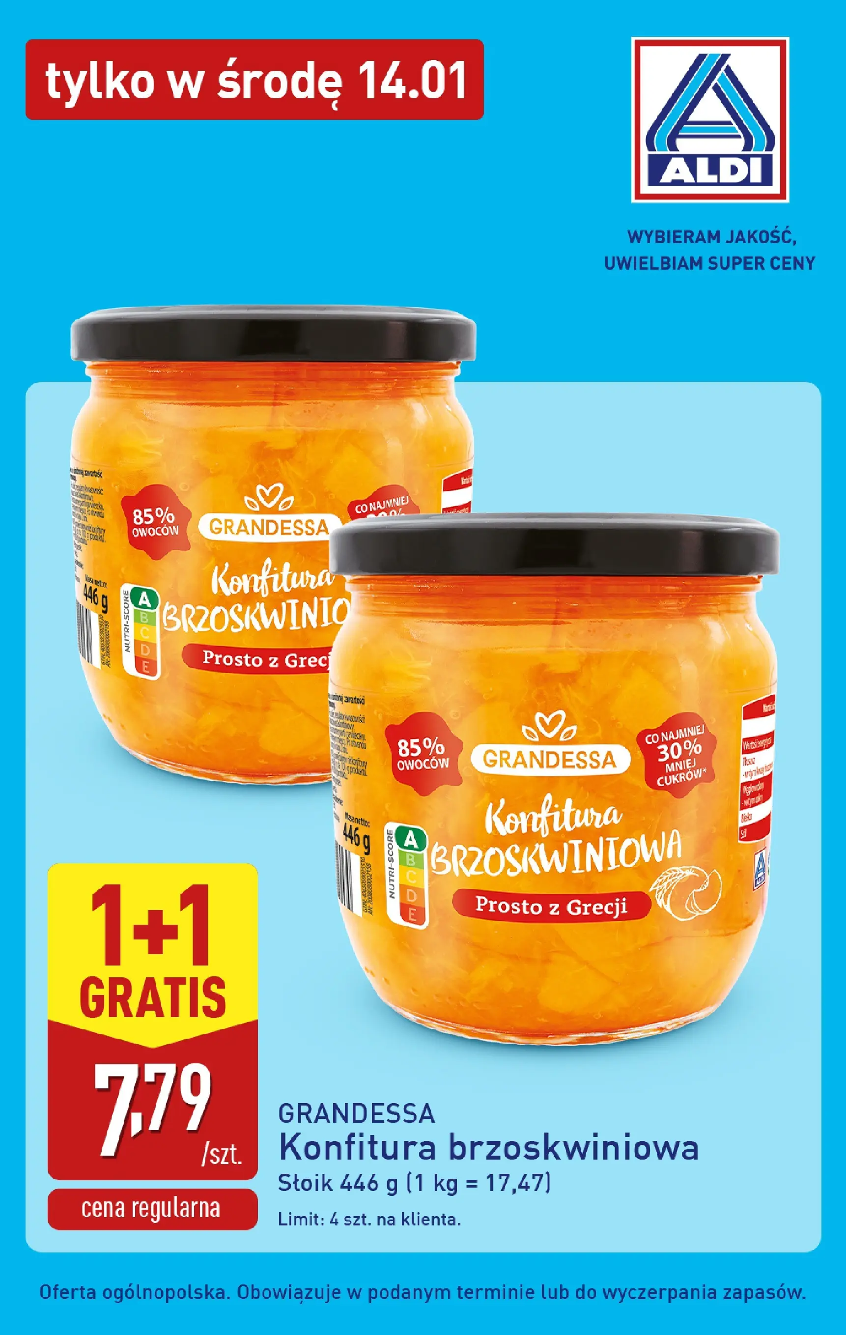 Aldi Gazetka - Tylko w środę od 14.01.2026 - Ulotka PDF, promocje | Strona: 4