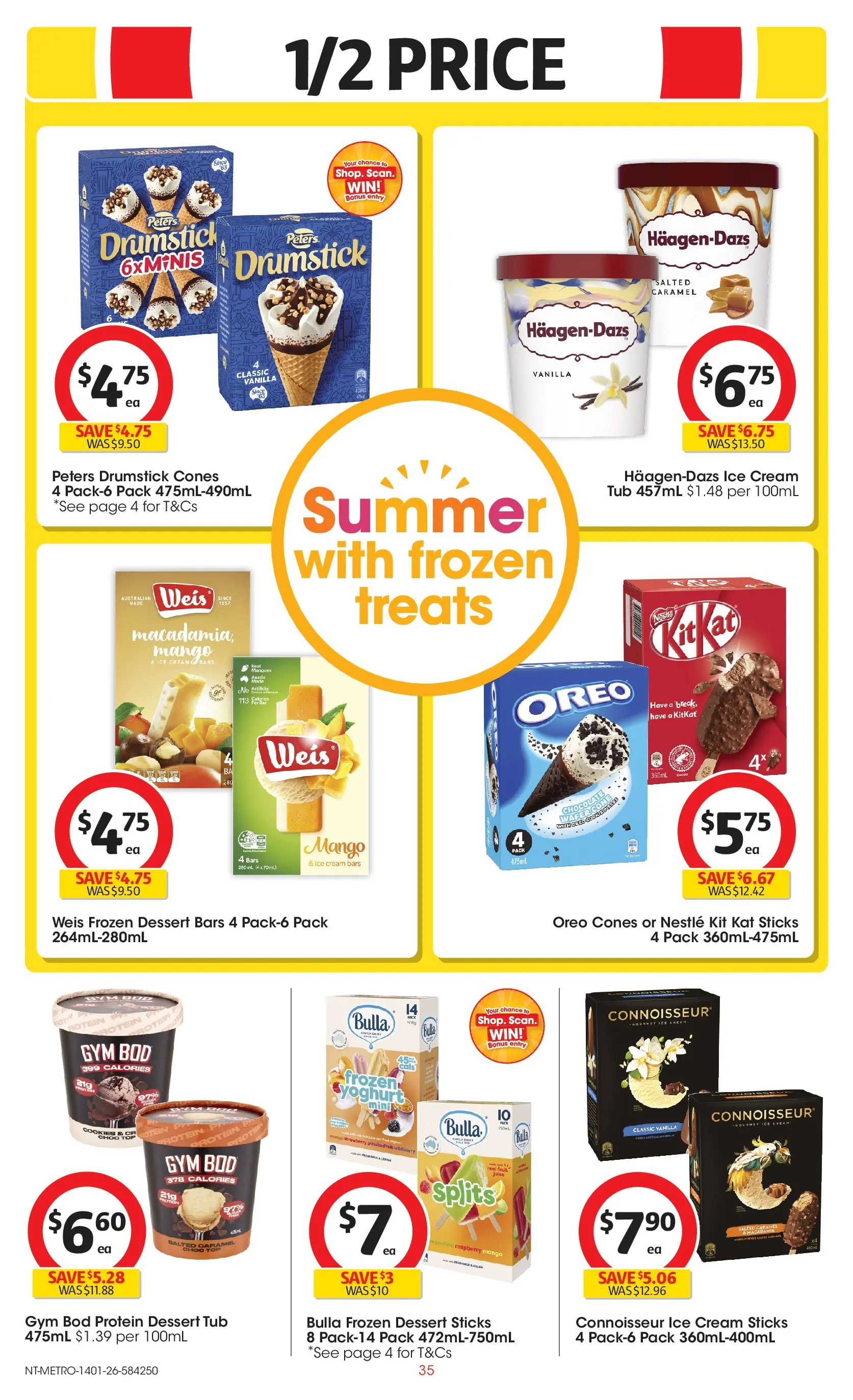 ﻿Coles catalogue valid from 14/01/2026 > Online Australia | Page: 35 | Products: Mop, Cream, Ice cream, Raspberry