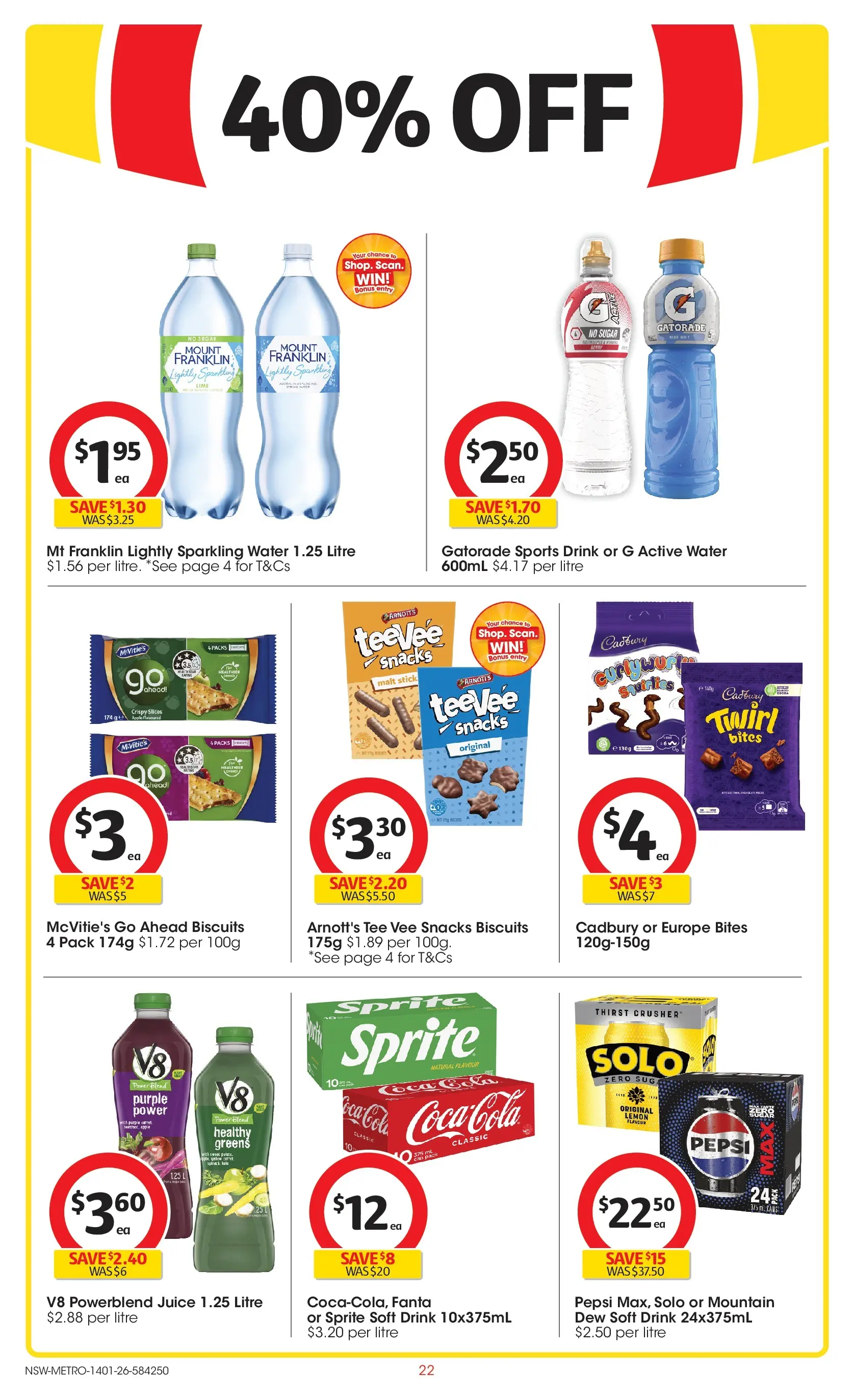 ﻿Coles catalogue valid from 14/01/2026 > Online Australia | Page: 22 | Products: Juice, Biscuits, Lemon, Greens