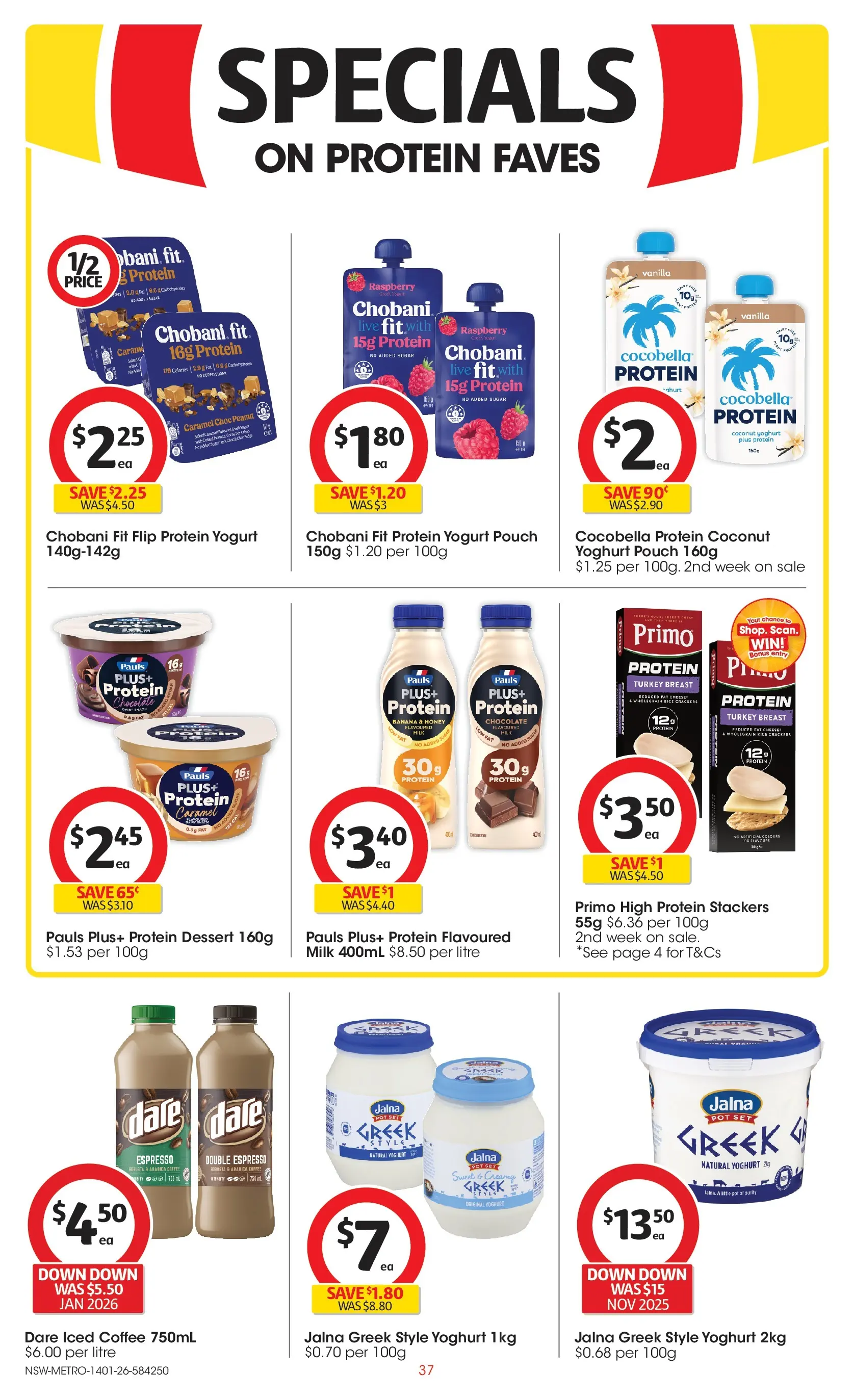 ﻿Coles catalogue valid from 14/01/2026 > Online Australia | Page: 37 | Products: Milk, Dairy, Cheese, Turkey