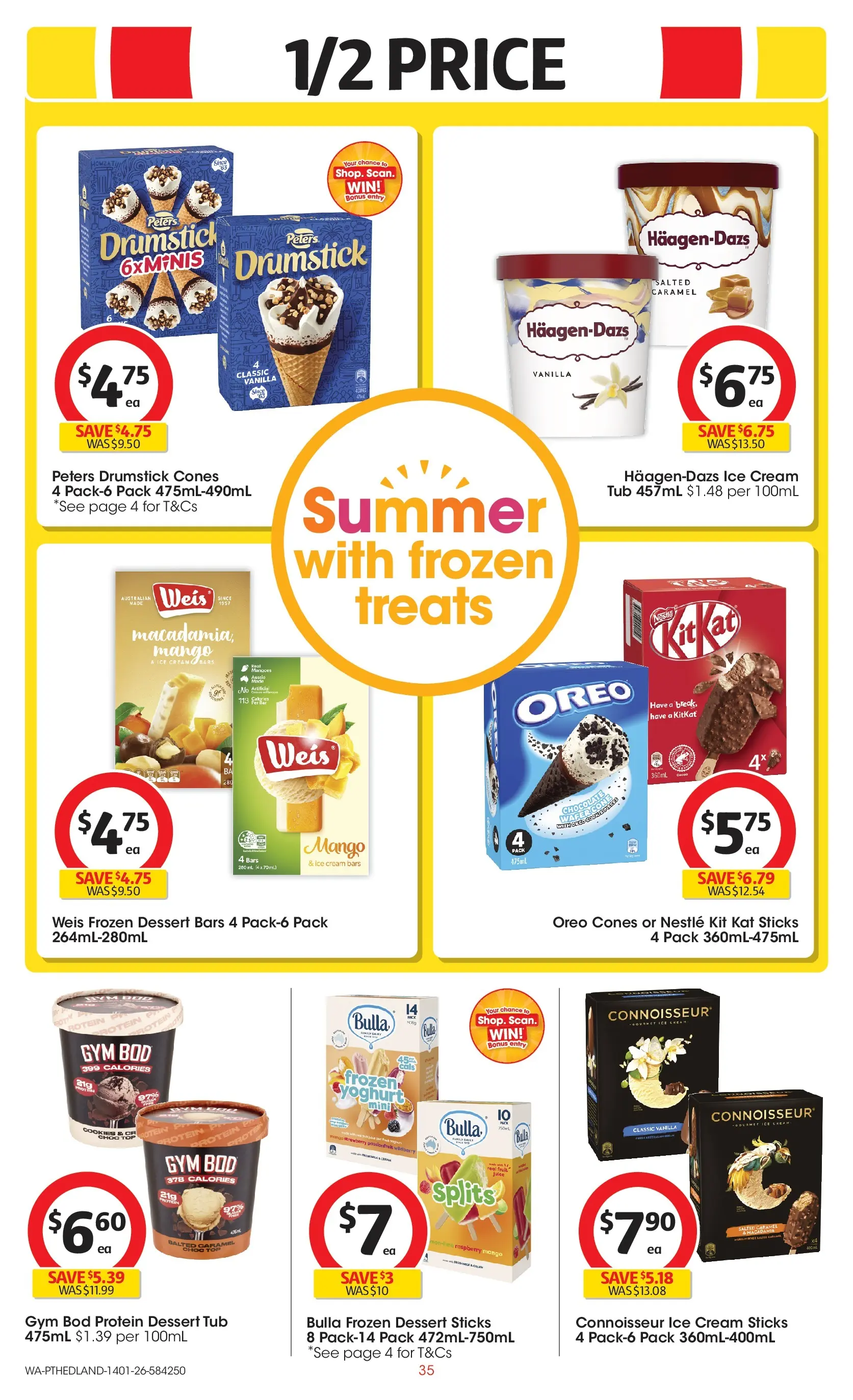 ﻿Coles catalogue valid from 14/01/2026 > Online Australia | Page: 35 | Products: Yoghurt, Cream, Ice cream, Raspberry