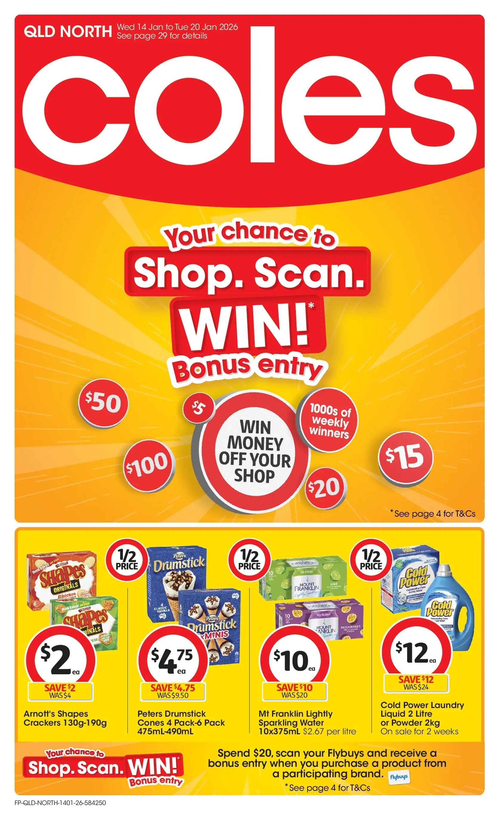 ﻿Coles catalogue valid from 14/01/2026 > Online Australia | Page: 1 | Products: Passionfruit, Water, Sugar, Oven