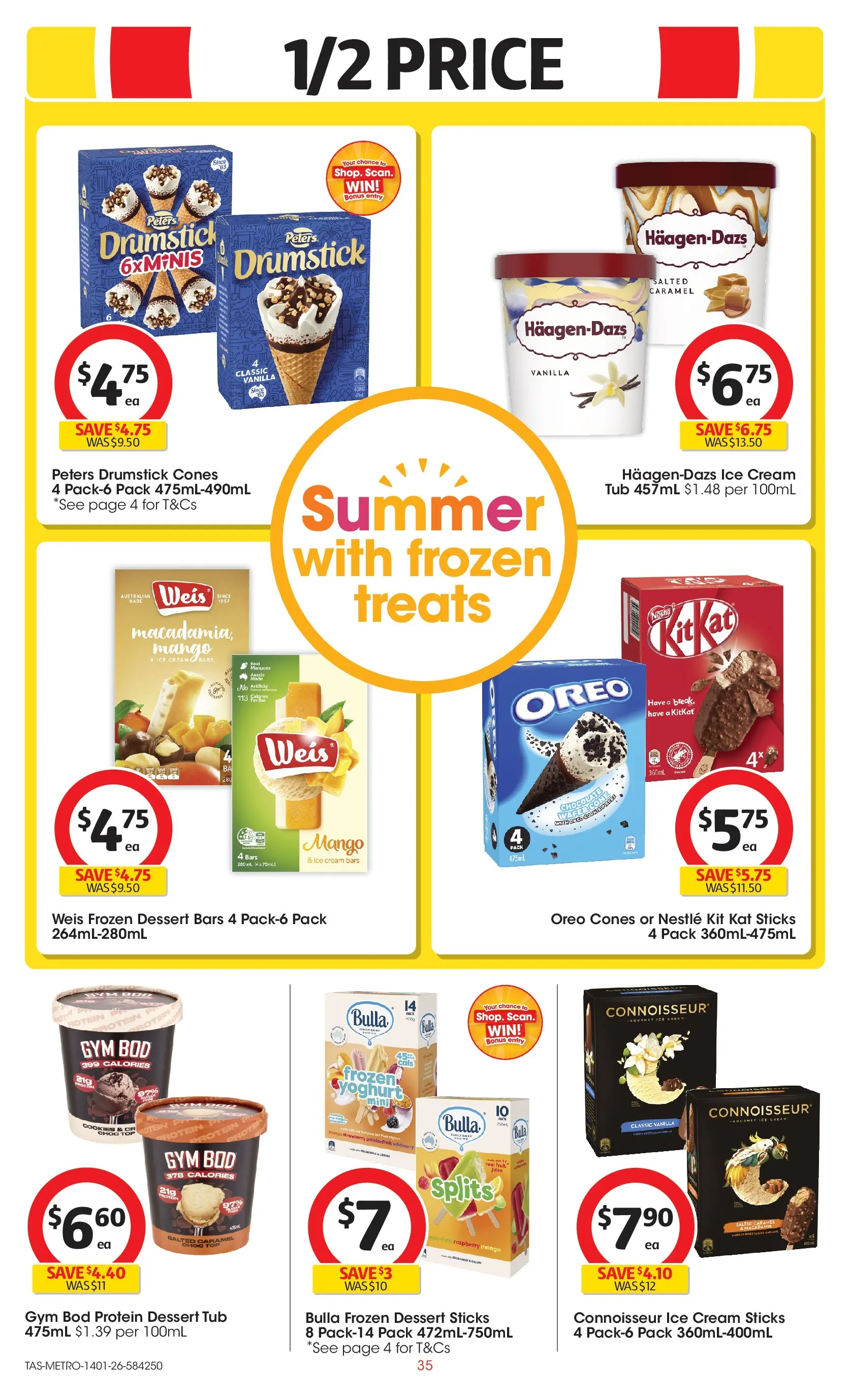 ﻿Coles catalogue valid from 14/01/2026 > Online Australia | Page: 35 | Products: Juice, Ice cream, Mango, Raspberry