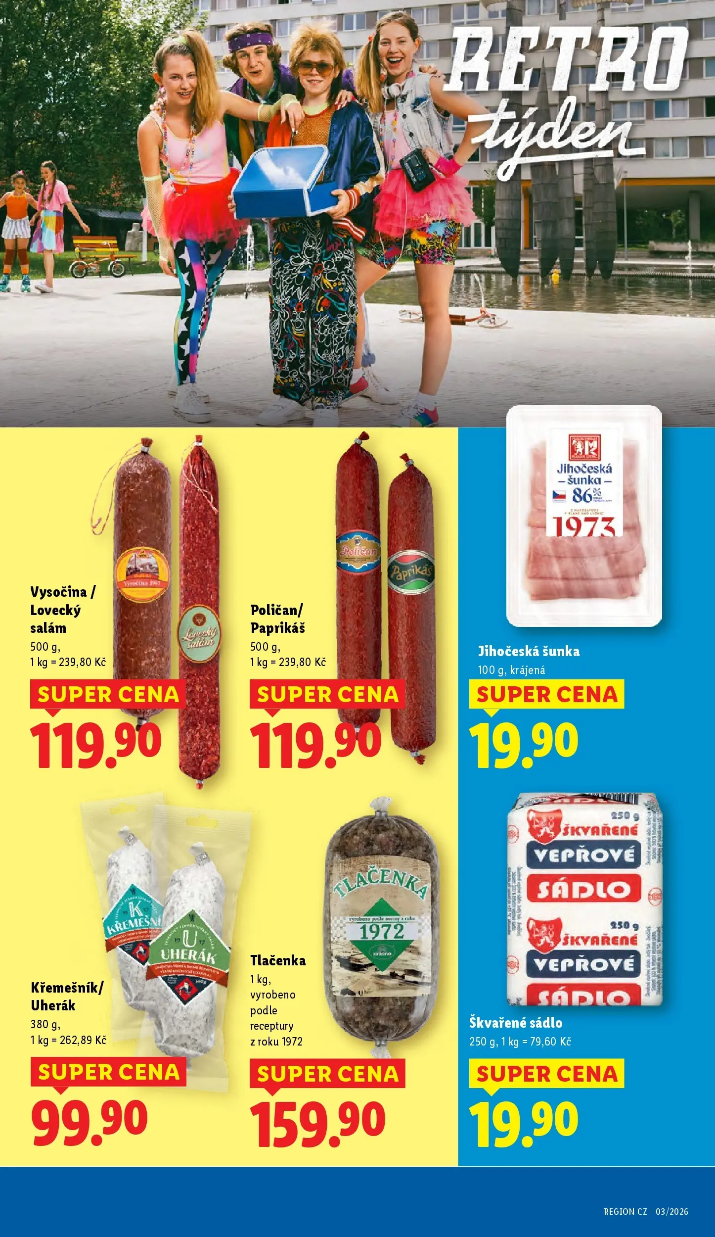 Lidl leták od 14.01.2026 - Nový akční leták | Strana: 15 | Produkty: Uherák, Paprika, Vysočina, Lovecký salám