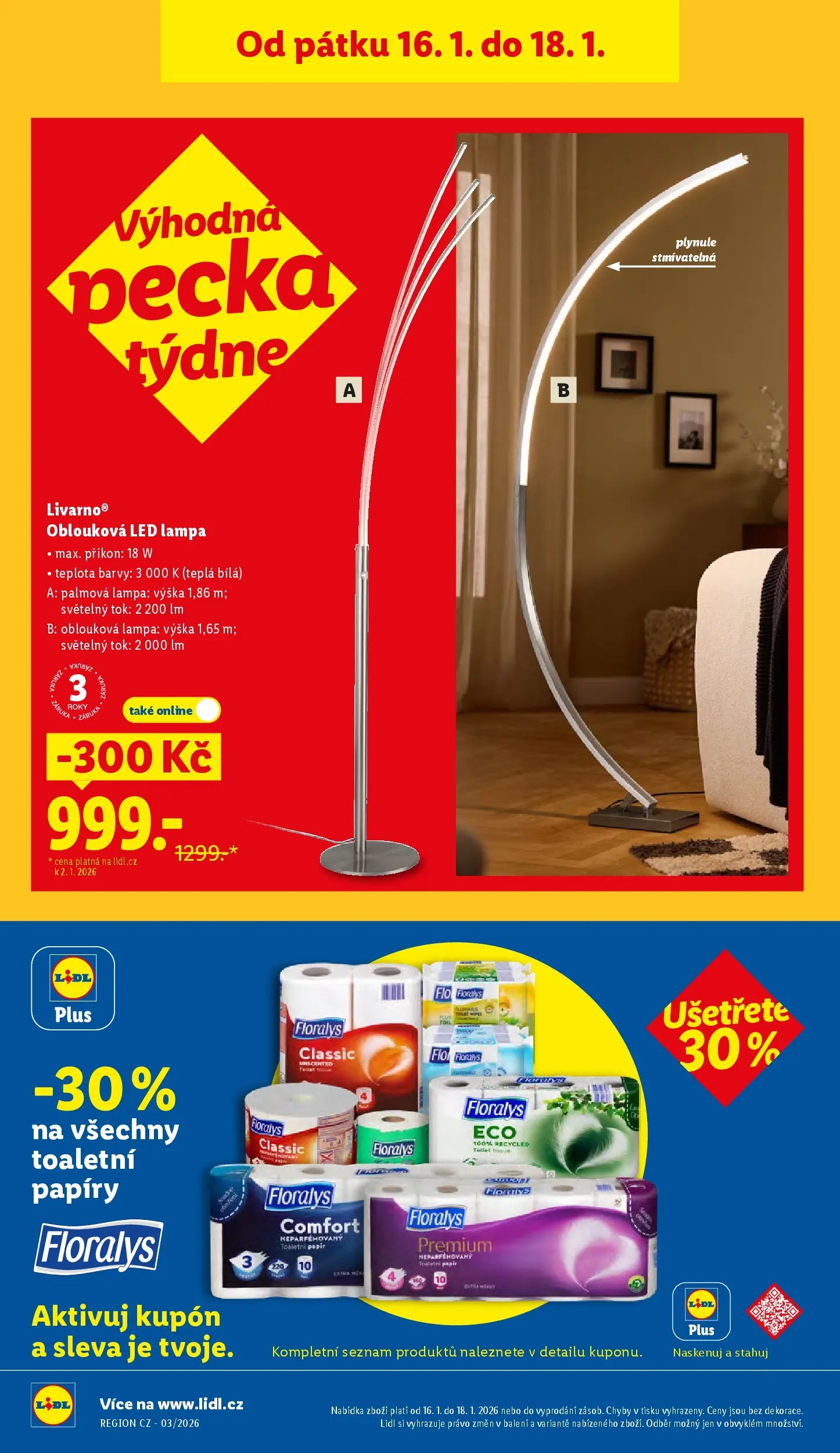 Lidl leták od 14.01.2026 - Nový akční leták | Strana: 38 | Produkty: LED lampa, Lampa, Barvy, LED