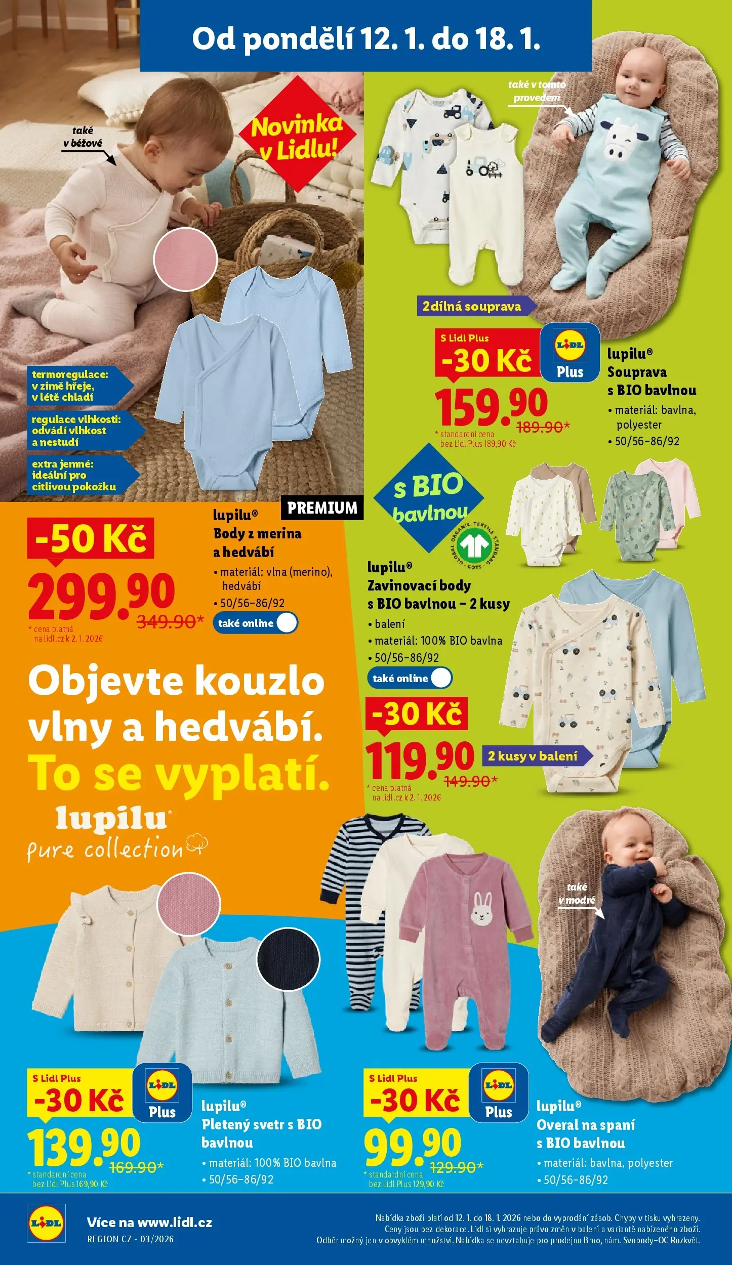 Lidl leták od 11.01.2026 - Nový akční leták | Strana: 32 | Produkty: Svetr, Overal, Overal na spaní, Body