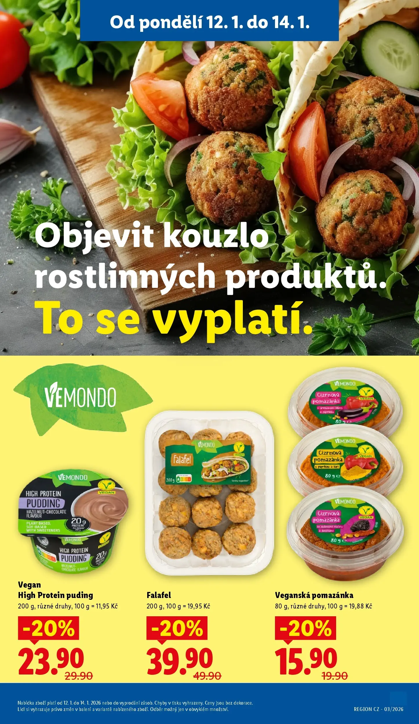 Lidl leták od 11.01.2026 - Nový akční leták | Strana: 9 | Produkty: High protein pudding, Puding, Protein pudding, Protein