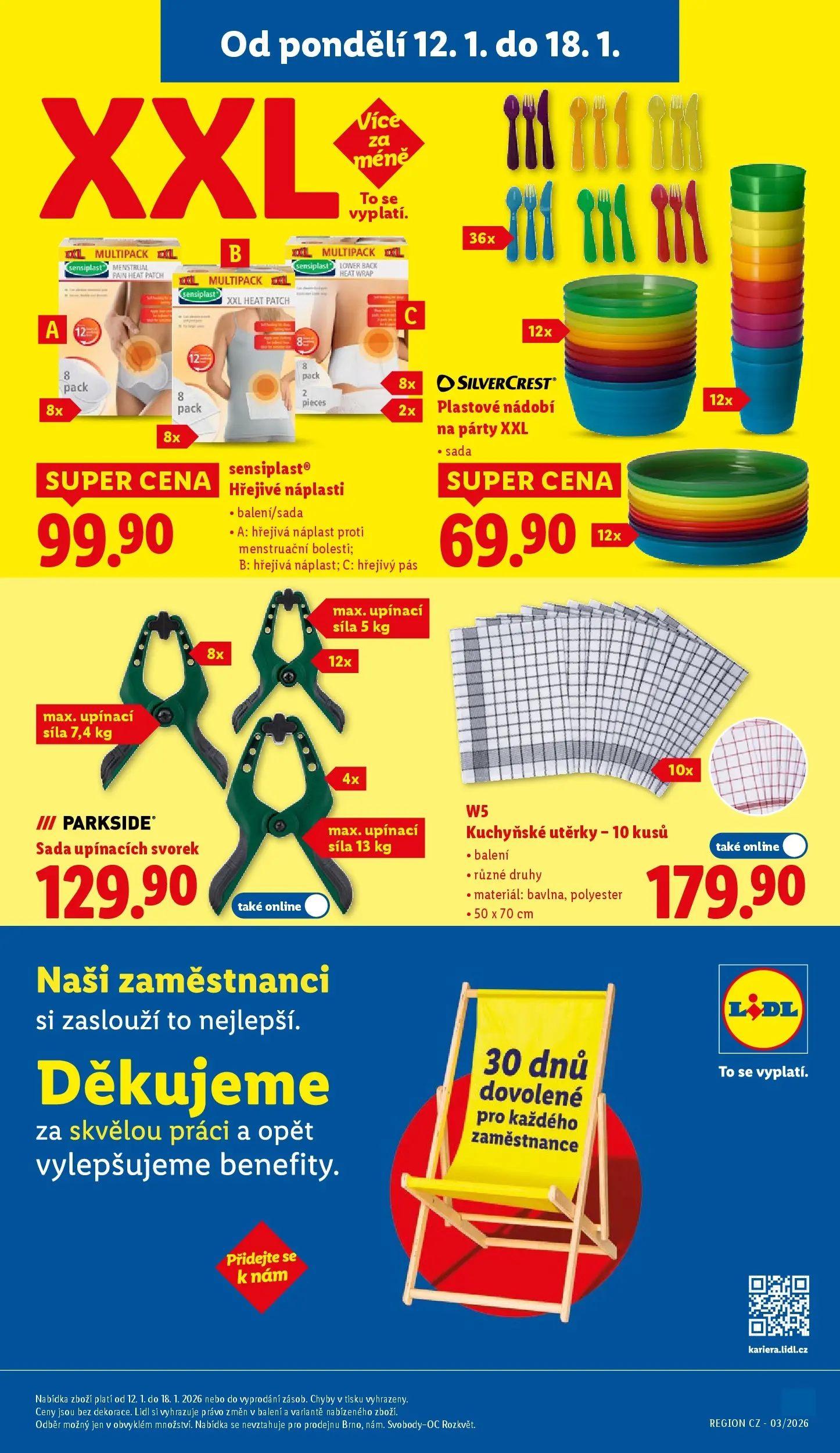 Lidl leták od 11.01.2026 - Nový akční leták | Strana: 21 | Produkty: Parkside, Nádobí, Kuchyňské utěrky, W5