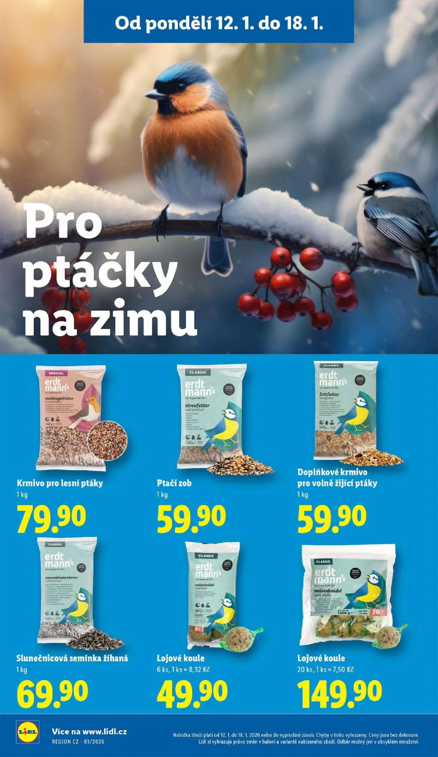 Lidl leták od 11.01.2026 - Nový akční leták | Strana: 26 | Produkty: Slunečnicová semínka, Semínka