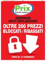 Prix Gennaio anti inflazione - al 31.01.2026