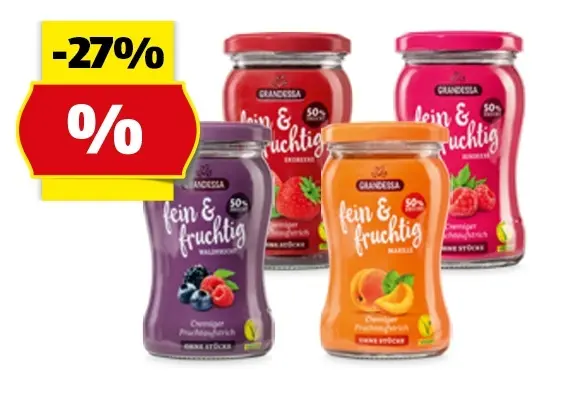 GRANDESSA Fruchtaufstrich fein & fruchtig, 300 g