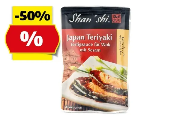 SHAN&rsquo;SHI Fertigsauce f&uuml;r Wok, 120 g