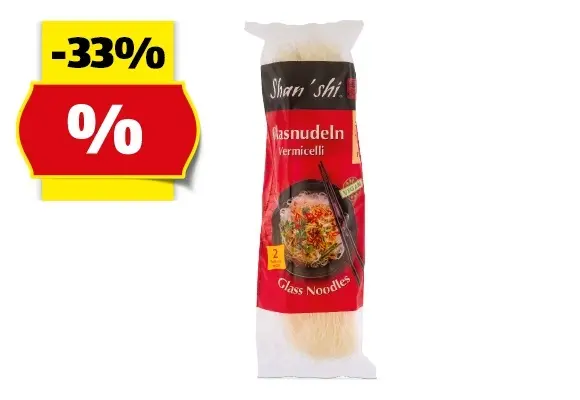 SHAN&rsquo;SHI Glasnudeln, 100 g