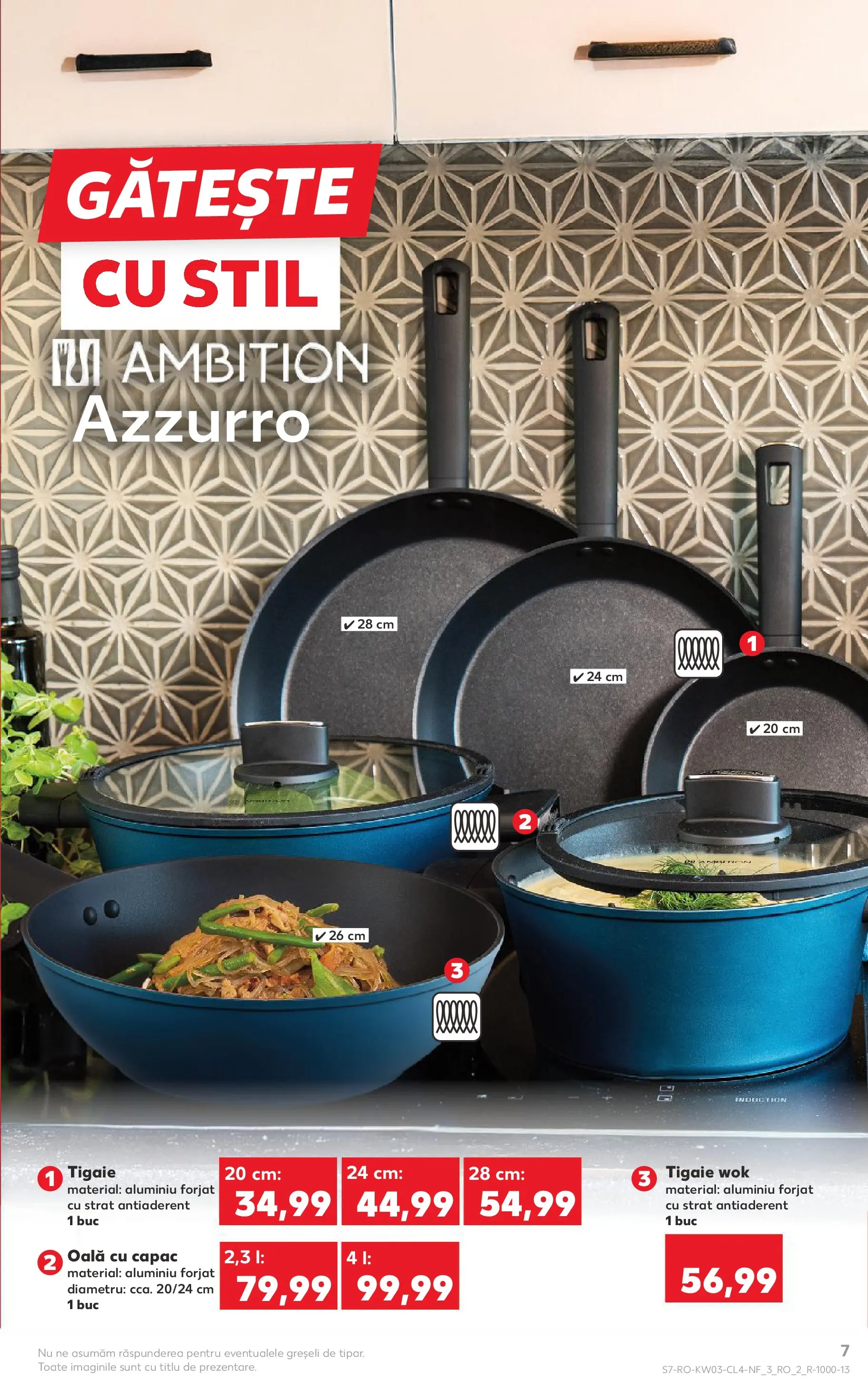 Catalog Kaufland - Domnesti 13.01.2026 - Revista si Oferta | Pagină: 7 | Produse: Tigaie, Oală