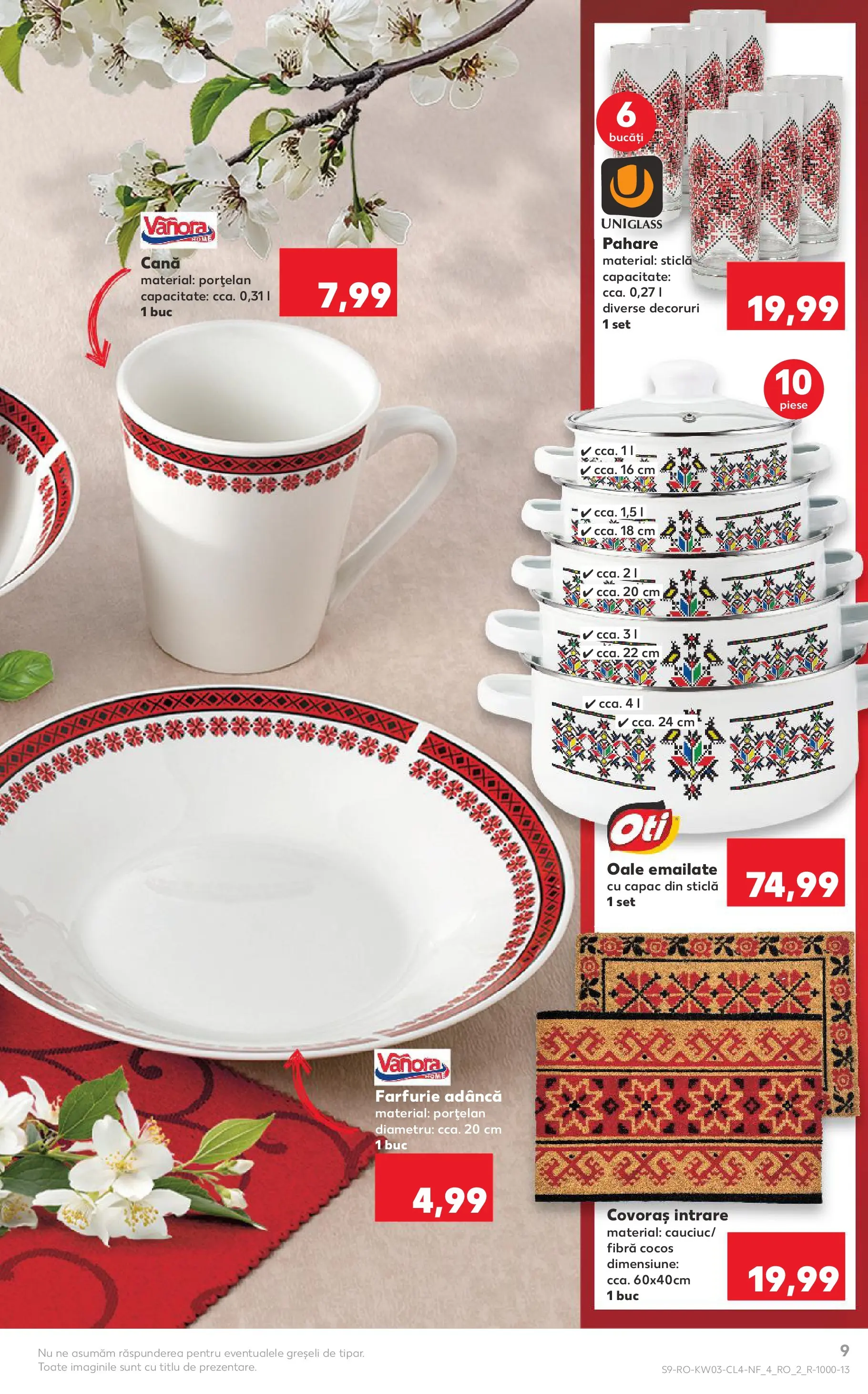 Catalog Kaufland - Domnesti 13.01.2026 - Revista si Oferta | Pagină: 9 | Produse: Pahare, Farfurie, Bisiklet Aparatları