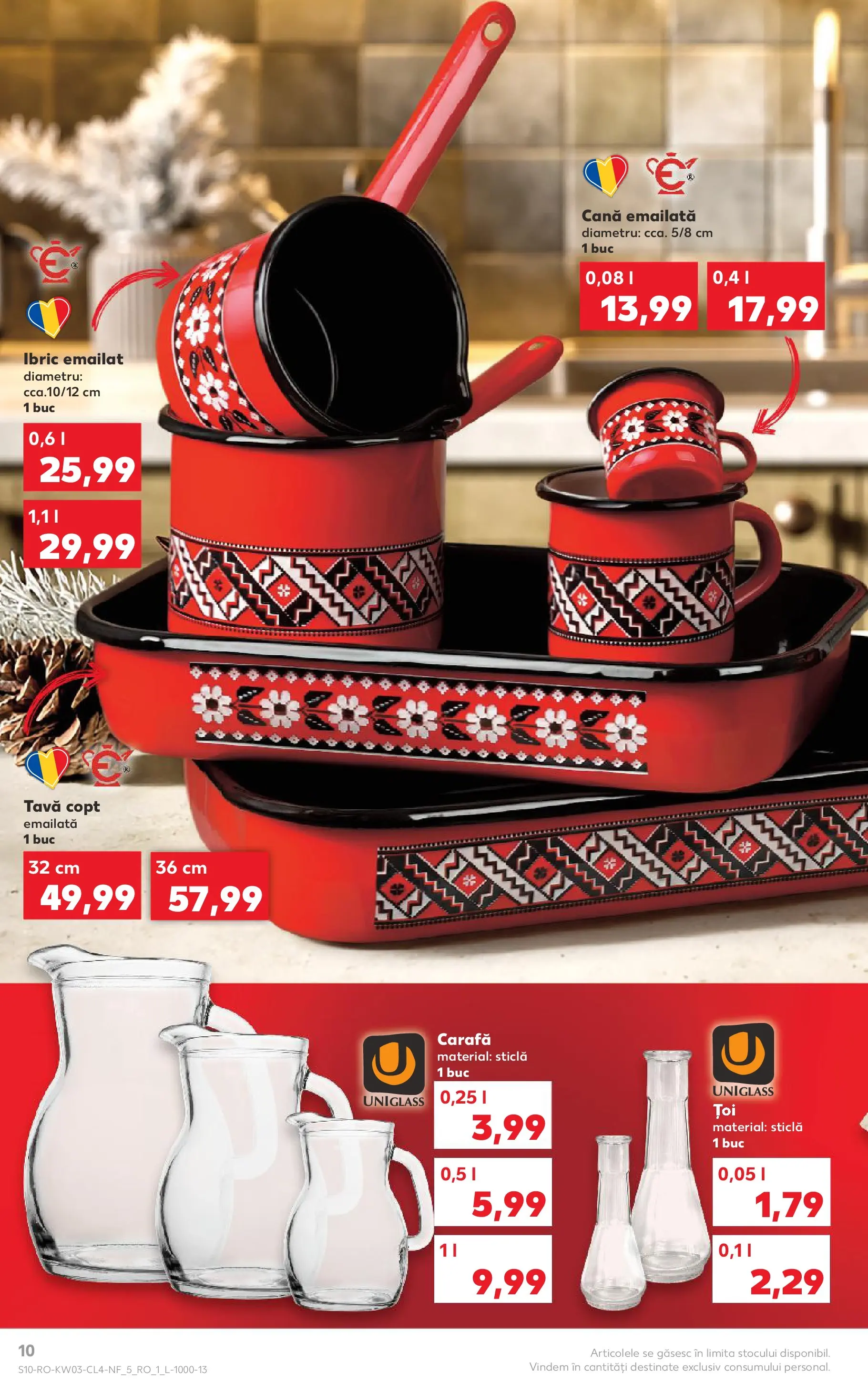 Catalog Kaufland - Domnesti 13.01.2026 - Revista si Oferta | Pagină: 10 | Produse: Carafă