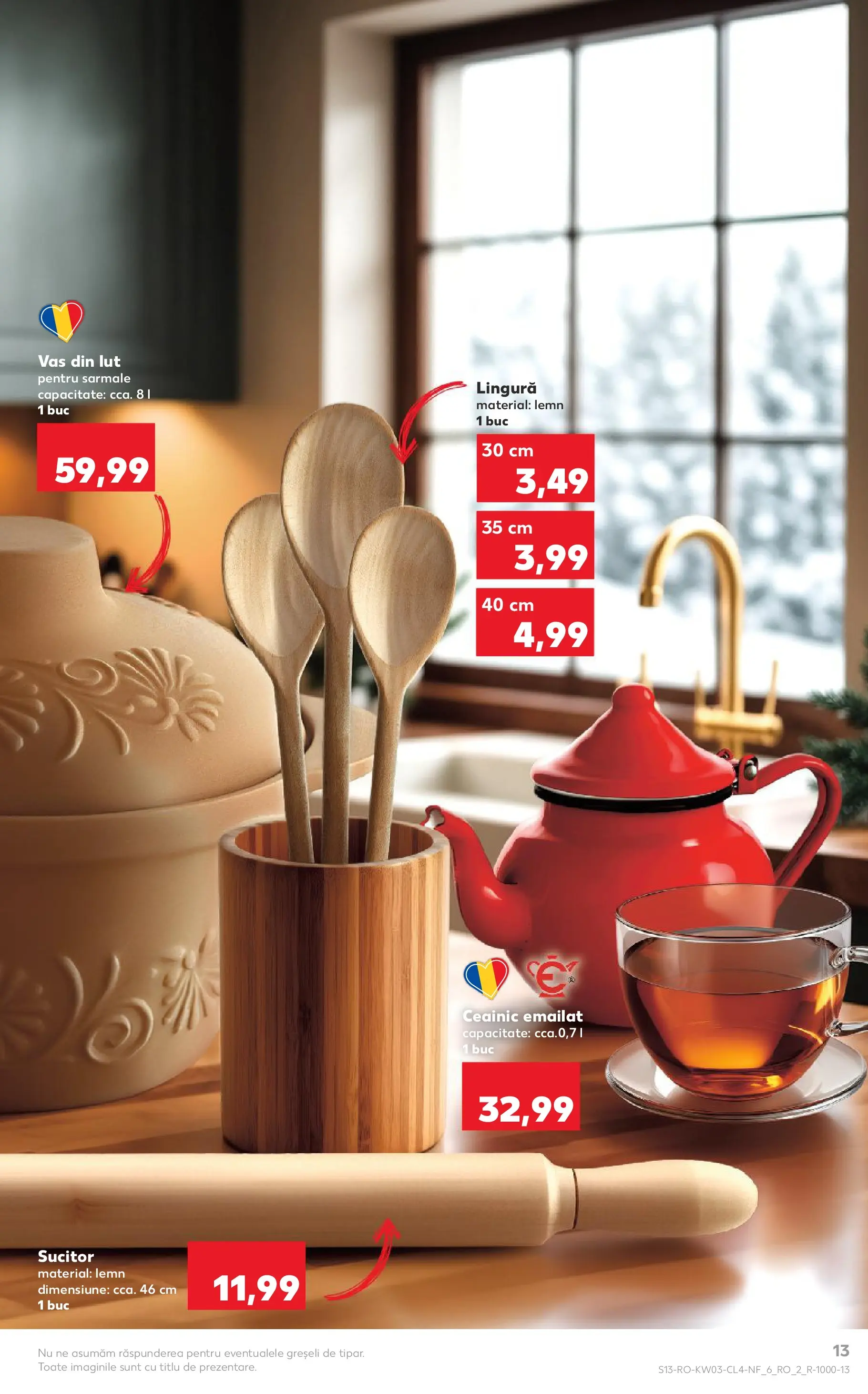 Catalog Kaufland - Domnesti 13.01.2026 - Revista si Oferta | Pagină: 13 | Produse: Ceainic