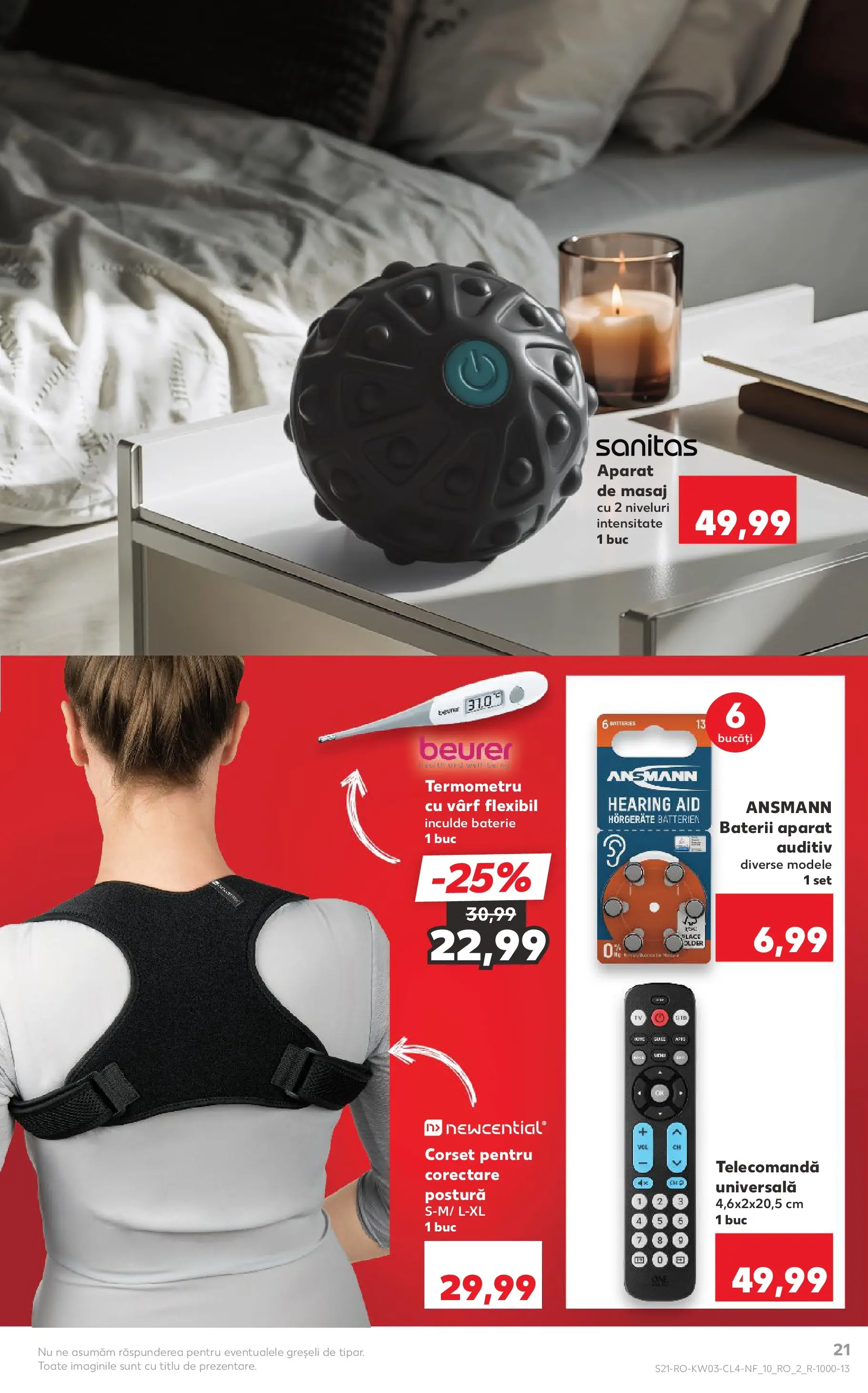 Catalog Kaufland - Domnesti 13.01.2026 - Revista si Oferta | Pagină: 21 | Produse: Termometru, Baterie, Baterii