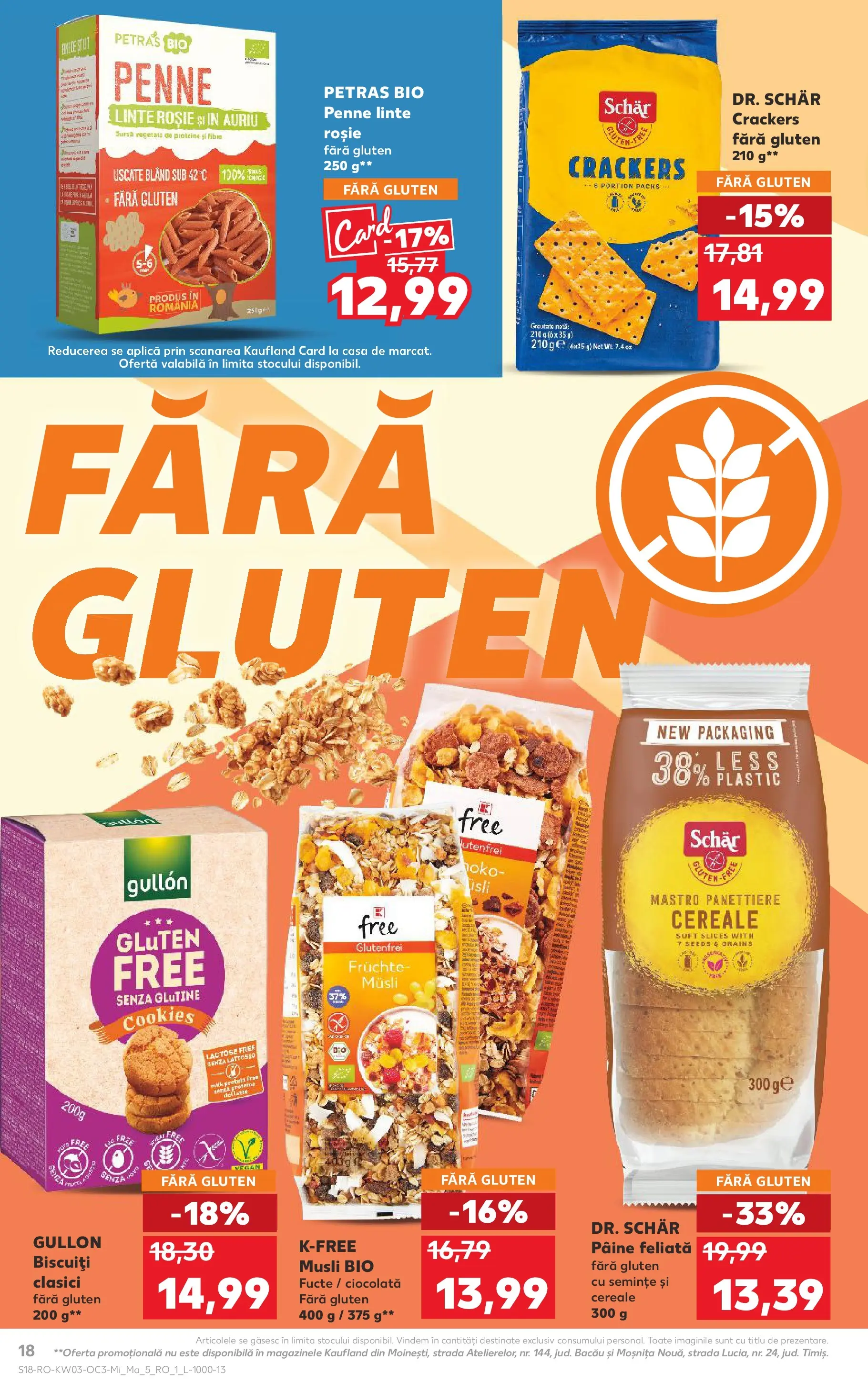 Catalog Kaufland - Domnesti 13.01.2026 - Revista si Oferta | Pagină: 18 | Produse: Masaüstü kılıfı, Ciocolată, Cereale, Biscuiți