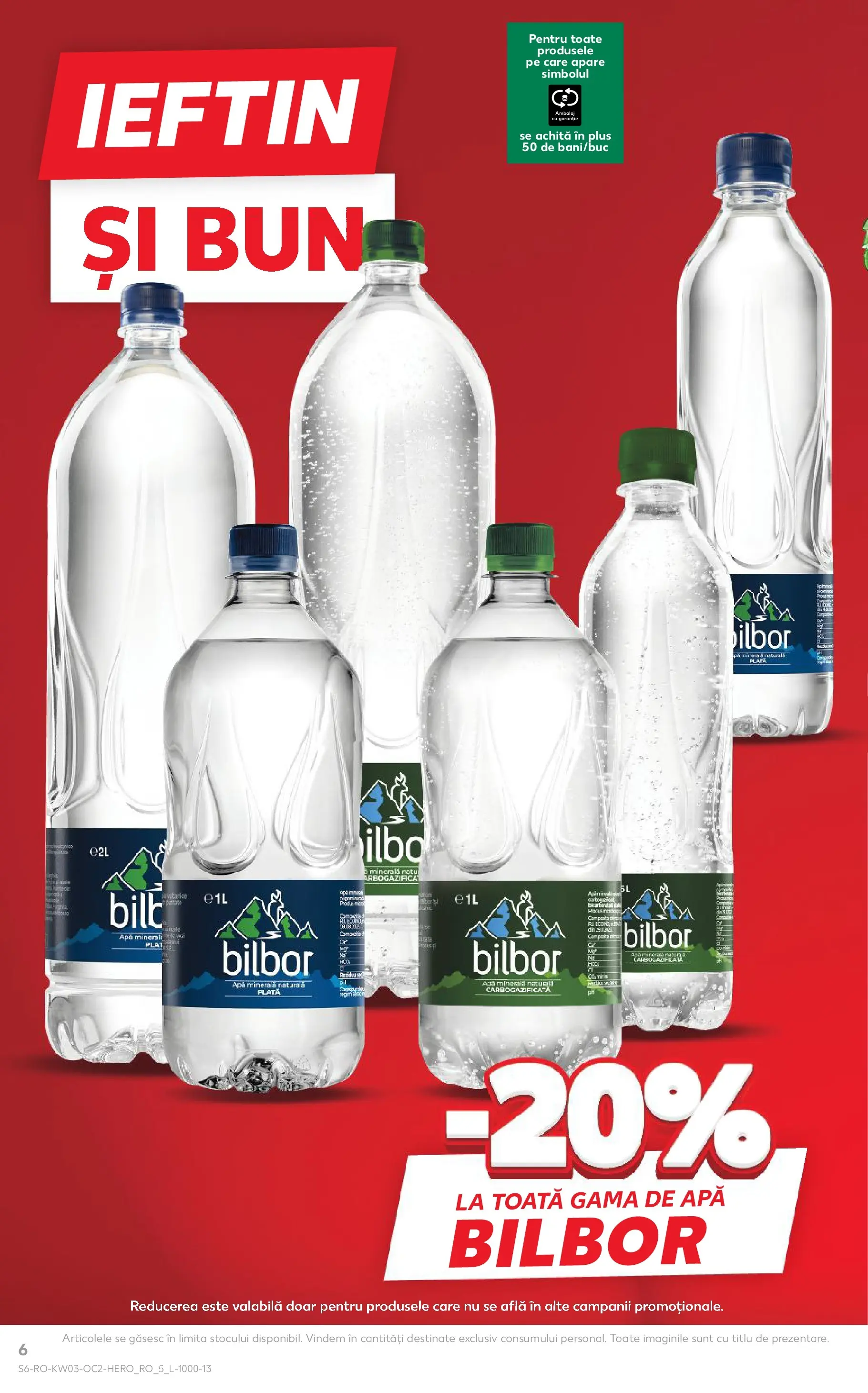 Catalog Kaufland - Deva 14.01.2026 - Revista si Oferta | Pagină: 6 | Produse: Yazı tahtası kalemi, Apă