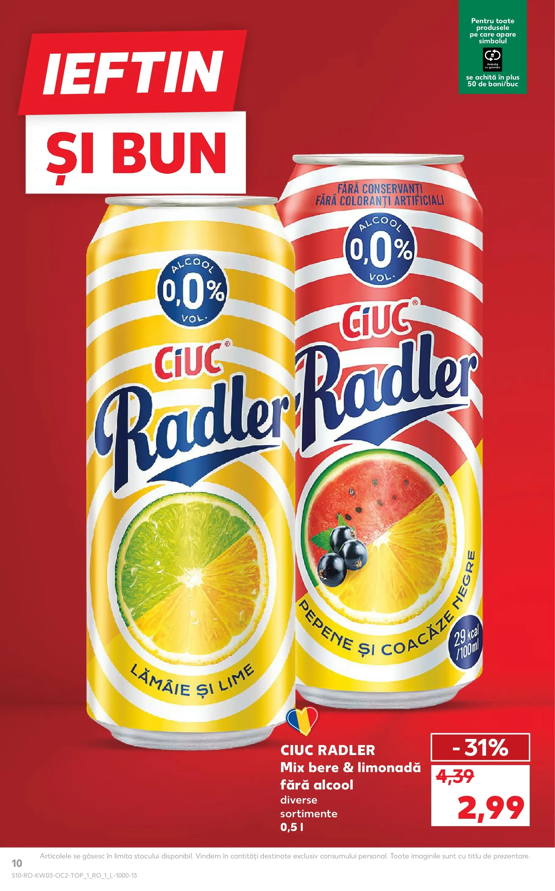 Catalog Kaufland - Deva 14.01.2026 - Revista si Oferta | Pagină: 10 | Produse: Lime, Sıcak su torbası, Bere, Lămâie