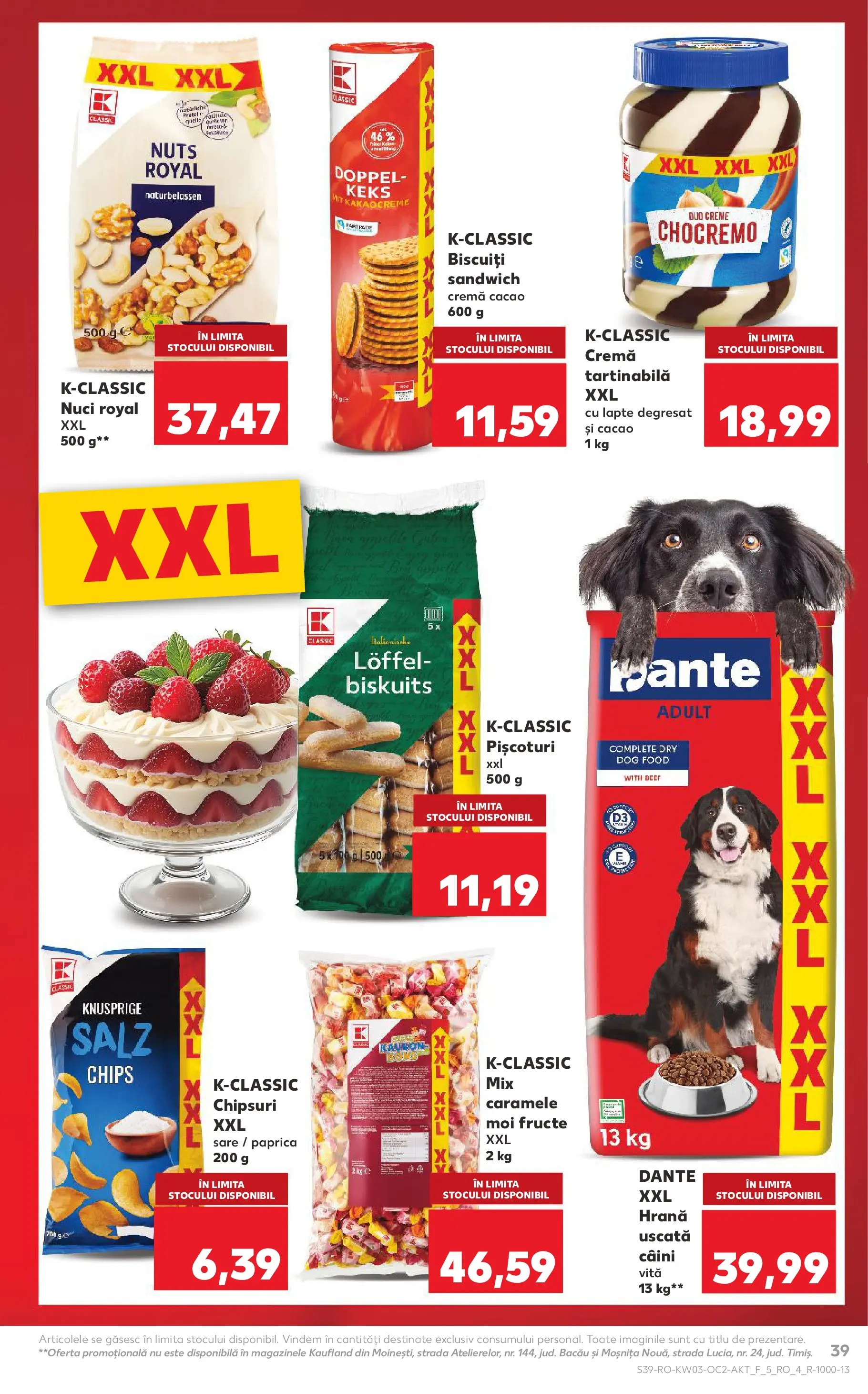 Catalog Kaufland - Deva 14.01.2026 - Revista si Oferta | Pagină: 39 | Produse: Lapte, Chipsuri, Cremă tartinabilă, Caramele