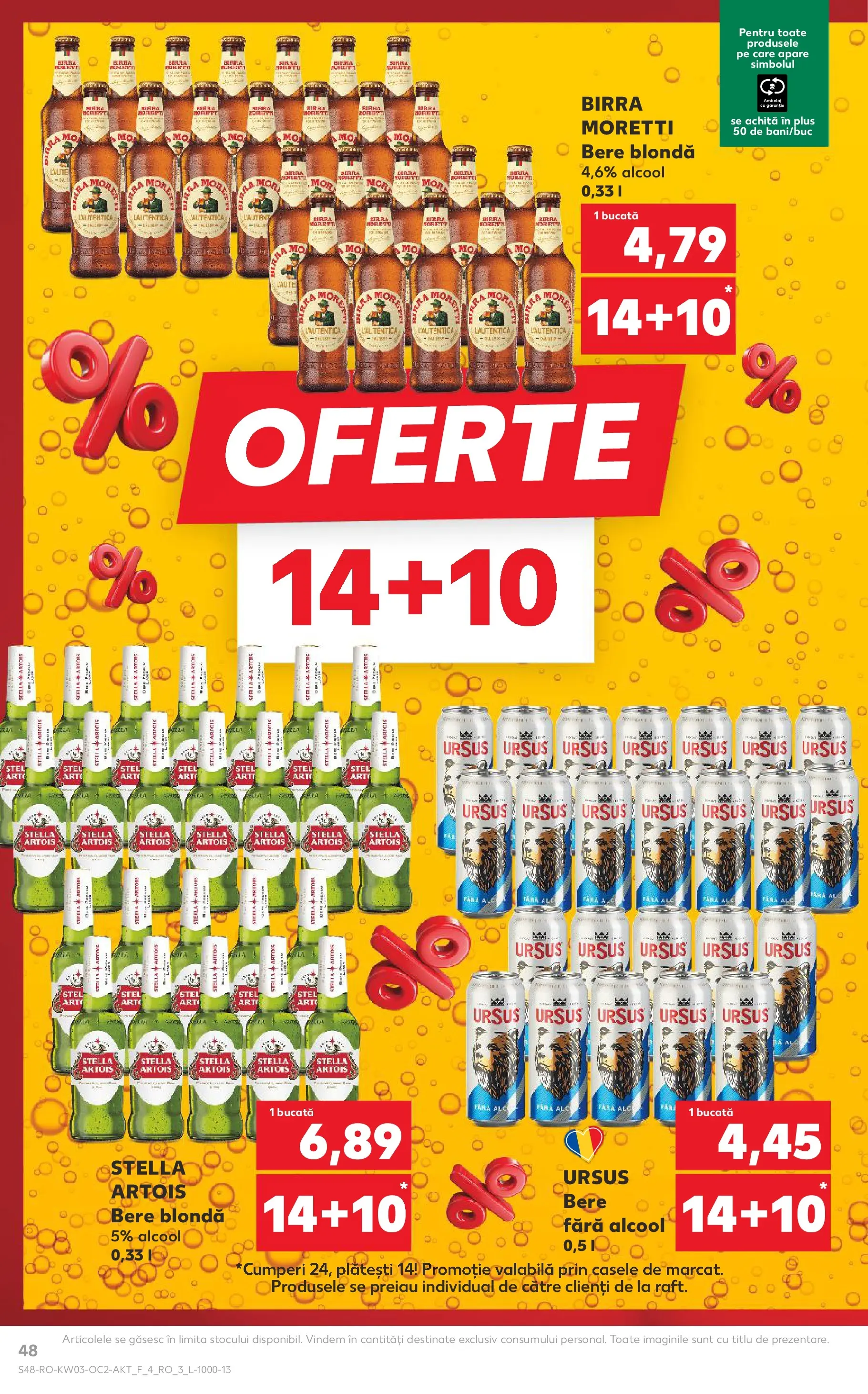 Catalog Kaufland - Deva 14.01.2026 - Revista si Oferta | Pagină: 48 | Produse: Bere
