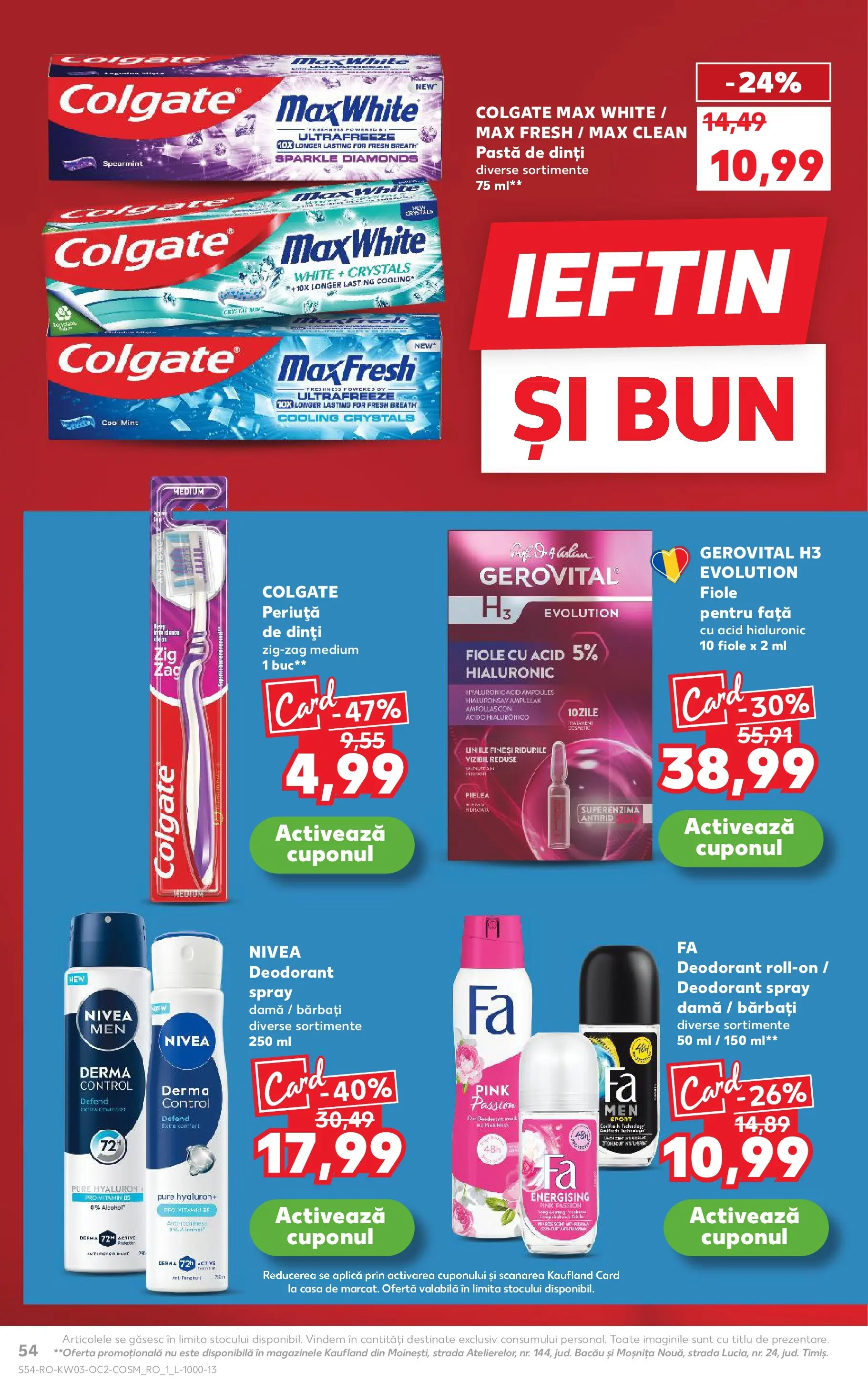 Catalog Kaufland - Deva 14.01.2026 - Revista si Oferta | Pagină: 54 | Produse: Serum, Pomelo, Deodorant, Periuță de dinți