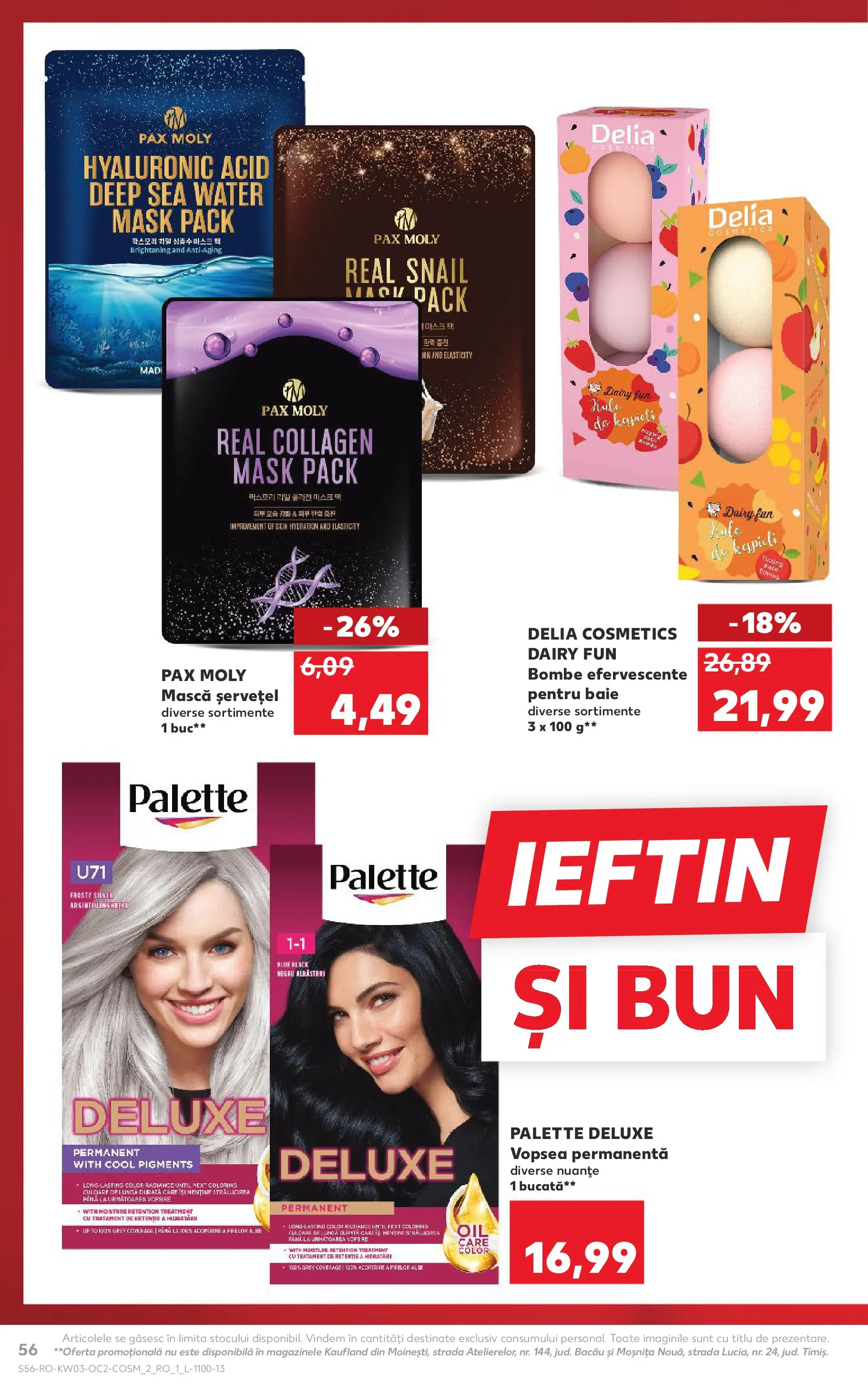 Catalog Kaufland - Deva 14.01.2026 - Revista si Oferta | Pagină: 56 | Produse: Vopsea, Unt