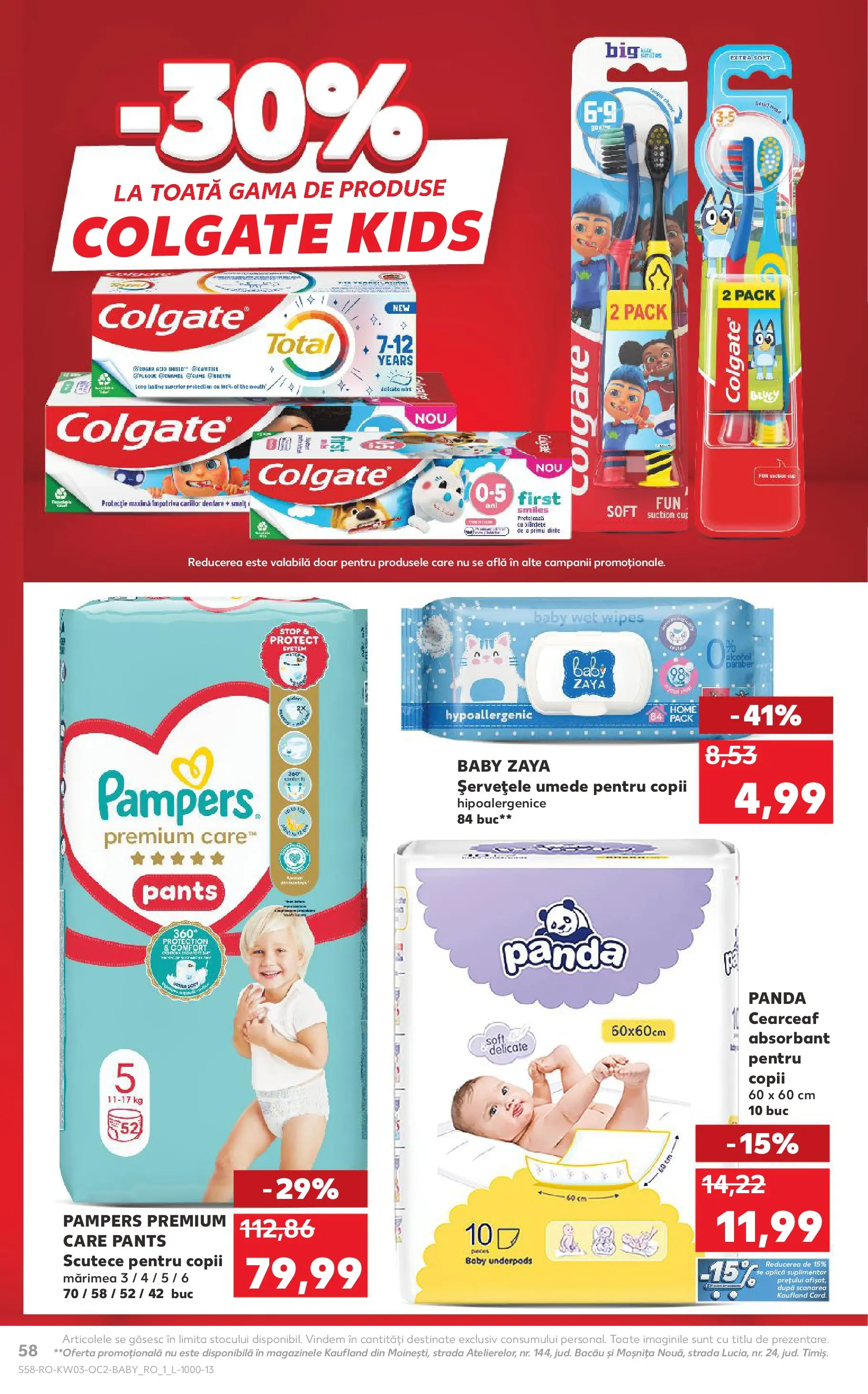 Catalog Kaufland - Deva 14.01.2026 - Revista si Oferta | Pagină: 58 | Produse: Pirinç gevreği, Șervețele umede, Scutece