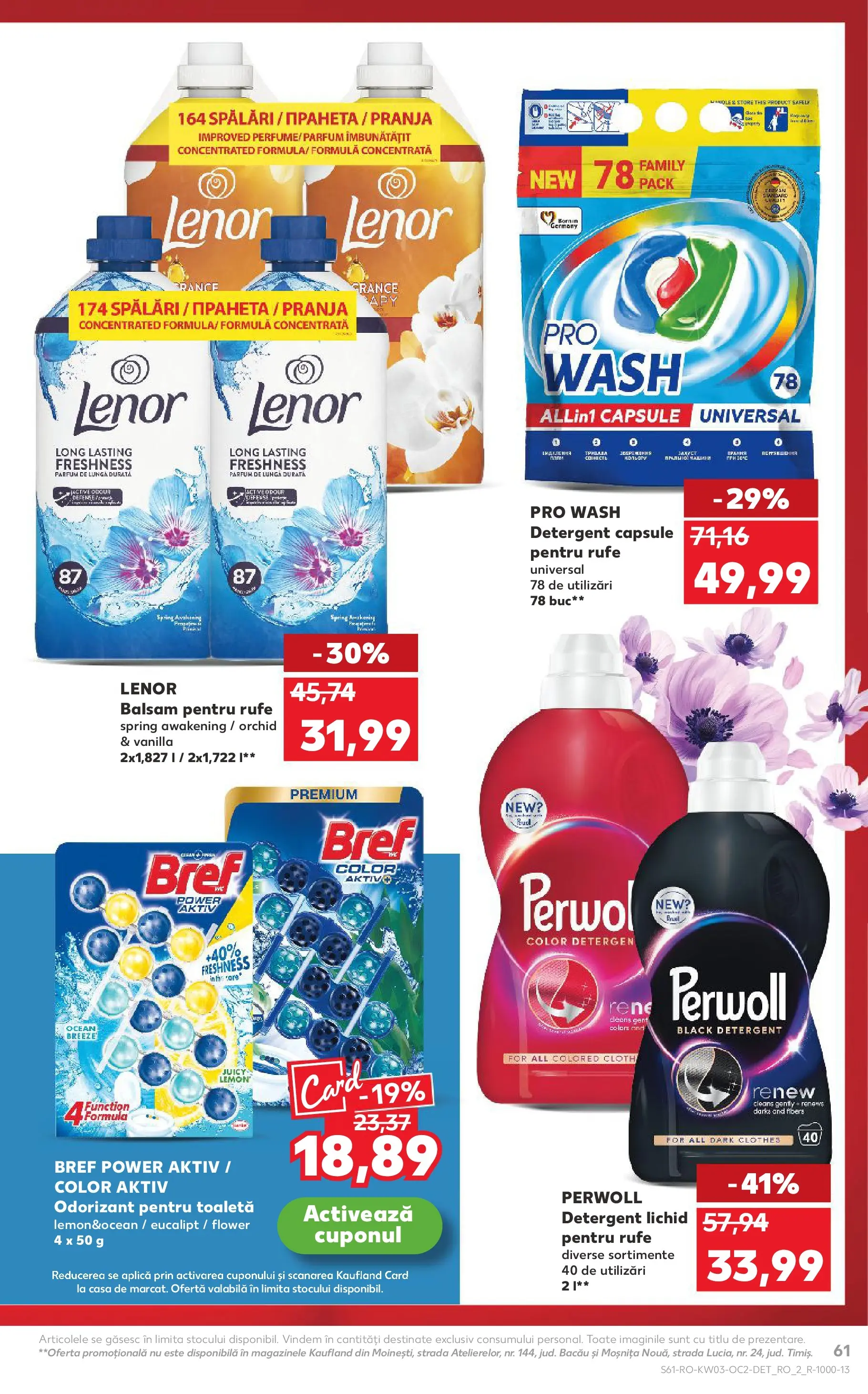 Catalog Kaufland - Deva 14.01.2026 - Revista si Oferta | Pagină: 61 | Produse: Pc, Toaletă, Balsam, Detergent