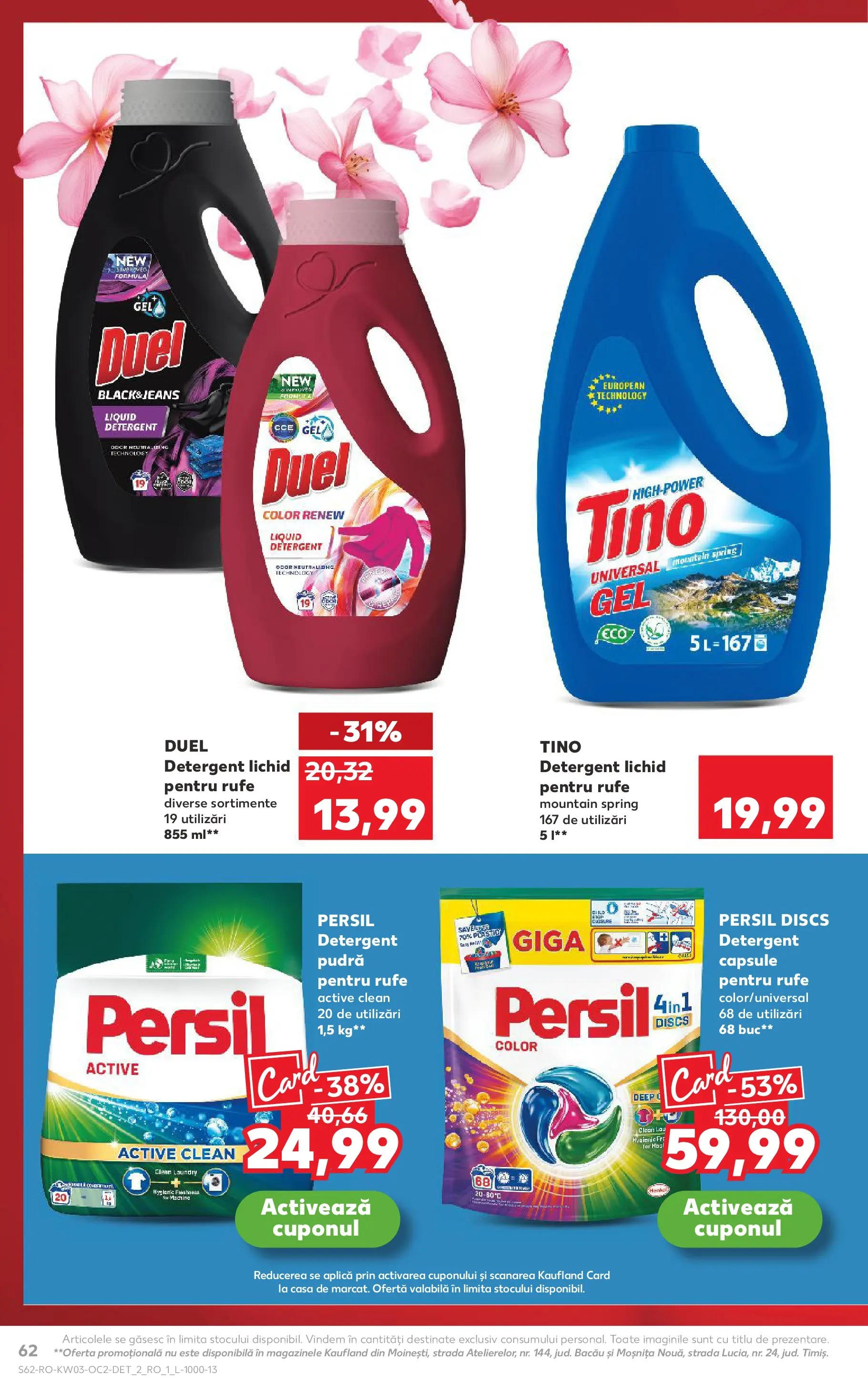 Catalog Kaufland - Viseu de Sus 14.01.2026 || Revista si Oferte | Pagină: 62 | Produse: Pomelo, Pudră, Detergent Catalog Kaufland - Viseu de Sus 14.01.2026 - Revista si Oferta | Pagină: 62 | Produse: Pomelo, Pudră, Detergent