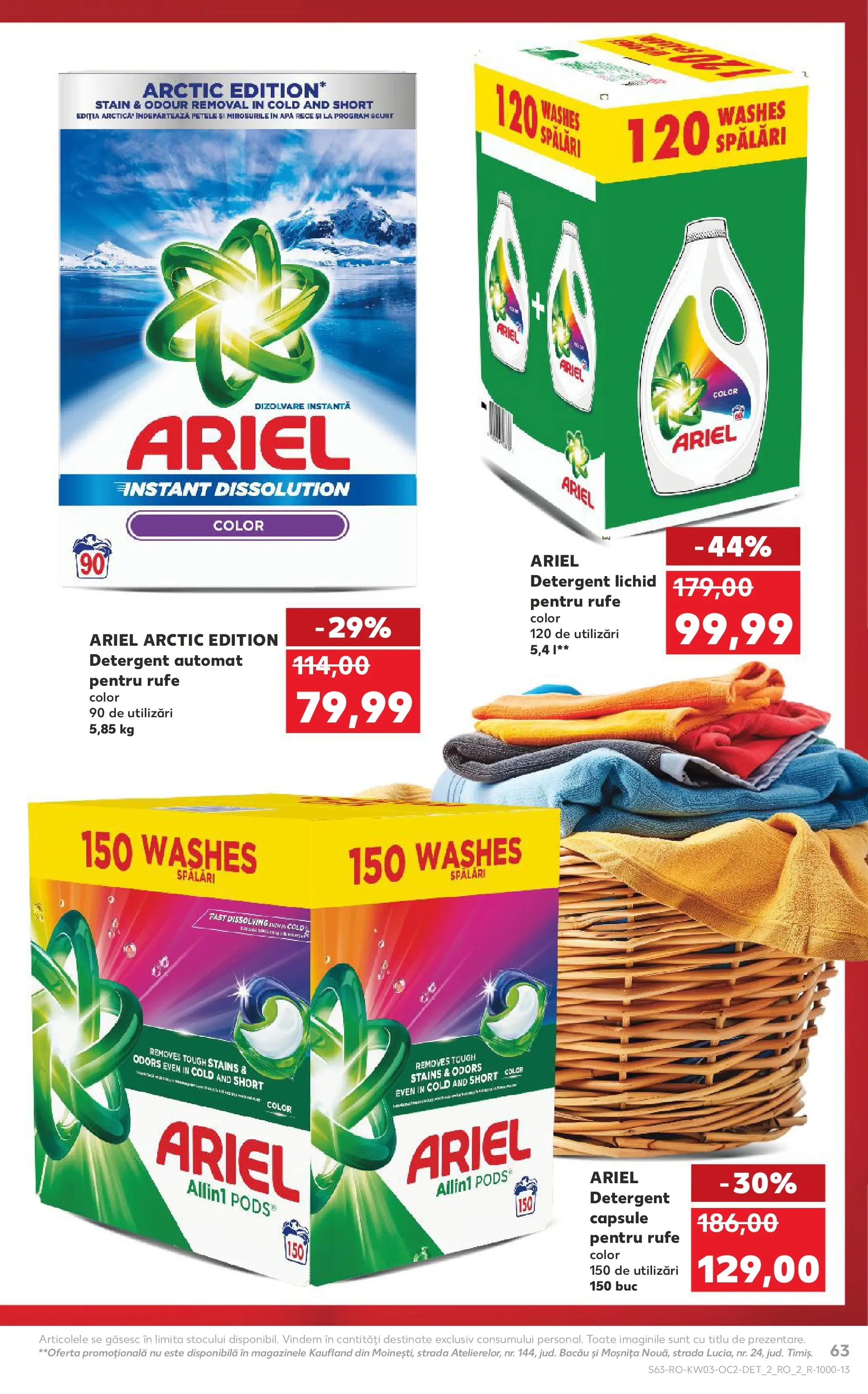 Catalog Kaufland - Deva 14.01.2026 - Revista si Oferta | Pagină: 63 | Produse: Kedi Ödül Oyuncakları, Detergent, Apă