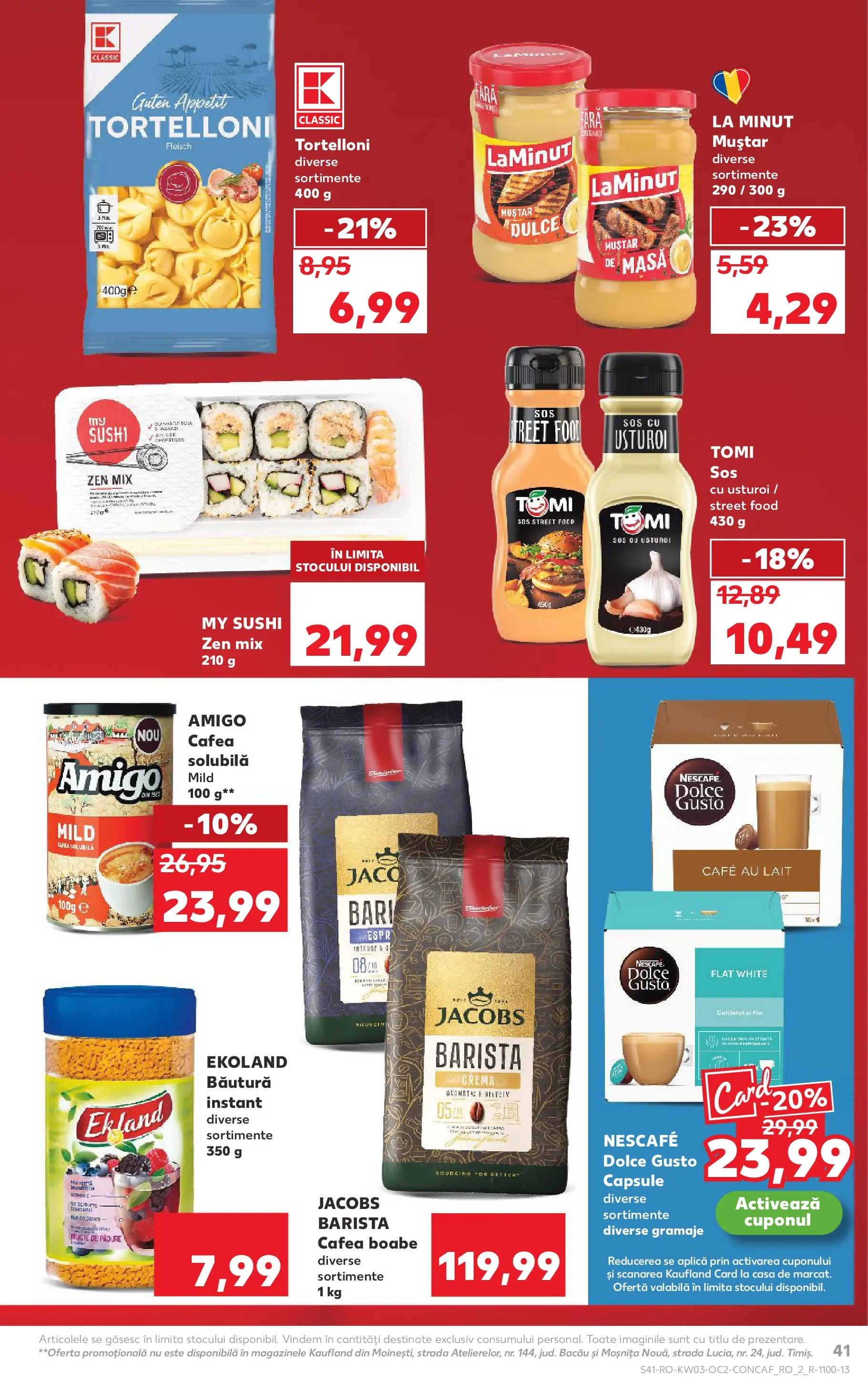 Catalog Kaufland - Ploiești 14.01.2026 - Revista si Oferta | Pagină: 41 | Produse: Cremă, Cafea, Fructe, Sos