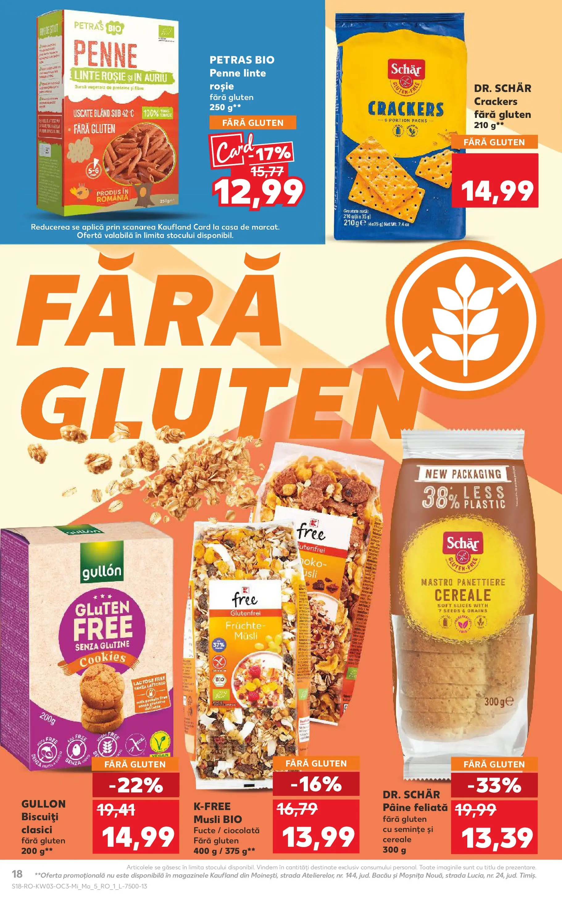 Catalog Kaufland - Viseu de Sus 14.01.2026 - Revista si Oferta | Pagină: 18 | Produse: Şerit ödül, Masaüstü kılıfı, Semințe, Pâine