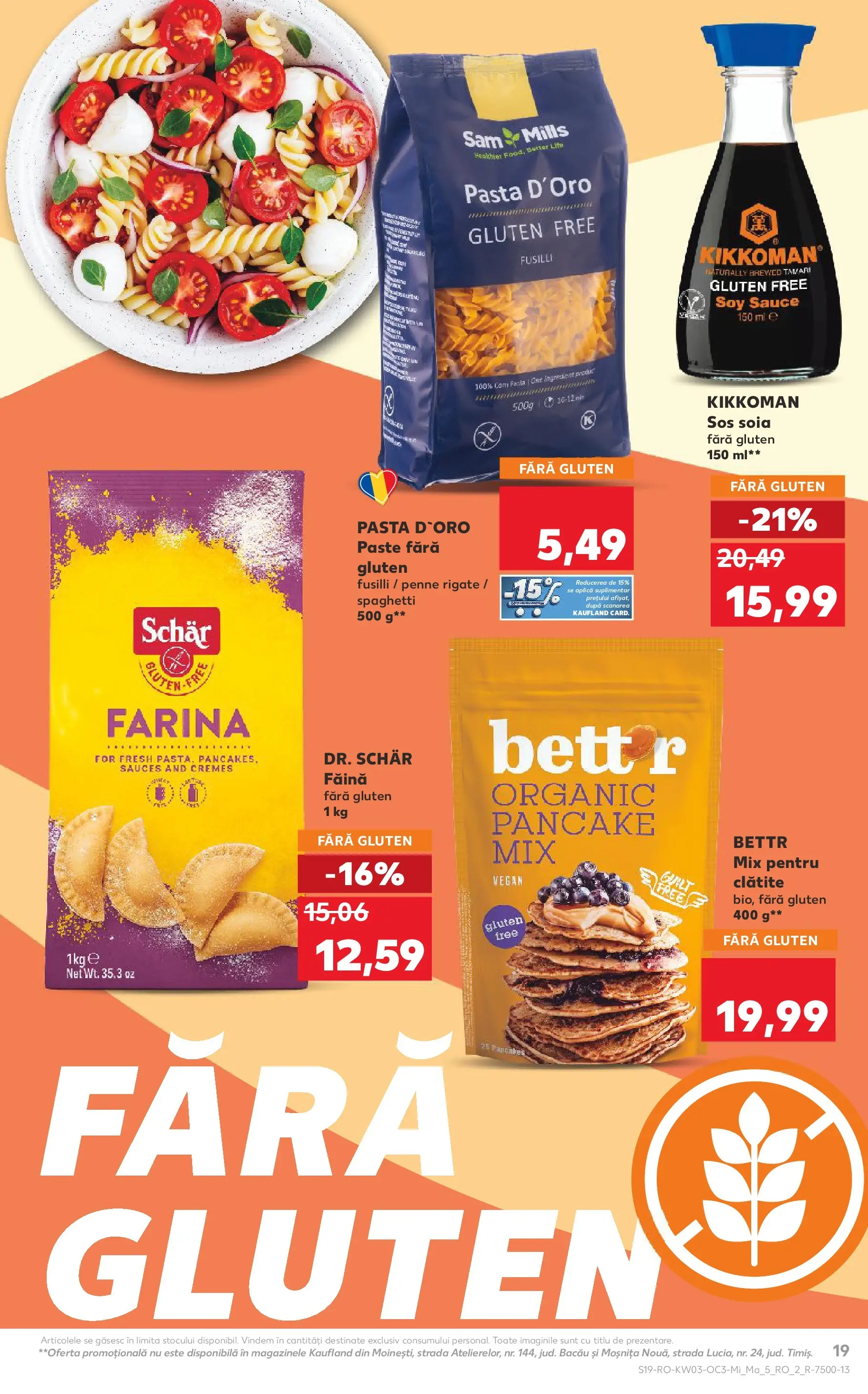 Catalog Kaufland - Viseu de Sus 14.01.2026 - Revista si Oferta | Pagină: 19 | Produse: Clătite, Făină, Paste, Sos