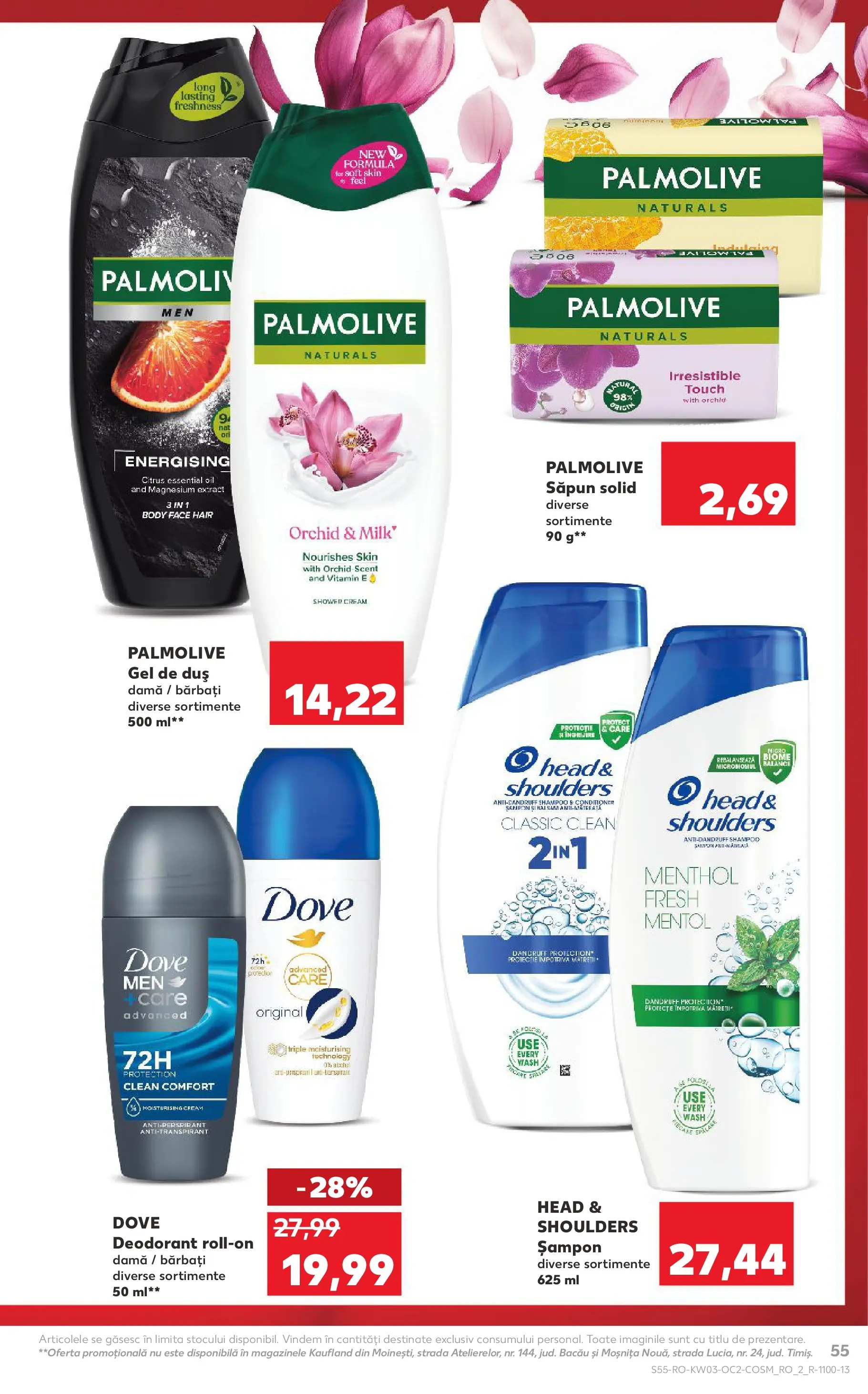 Catalog Kaufland - Ploiești 14.01.2026 - Revista si Oferta | Pagină: 55 | Produse: Pomelo, Duș, Deodorant, Antiperspirant