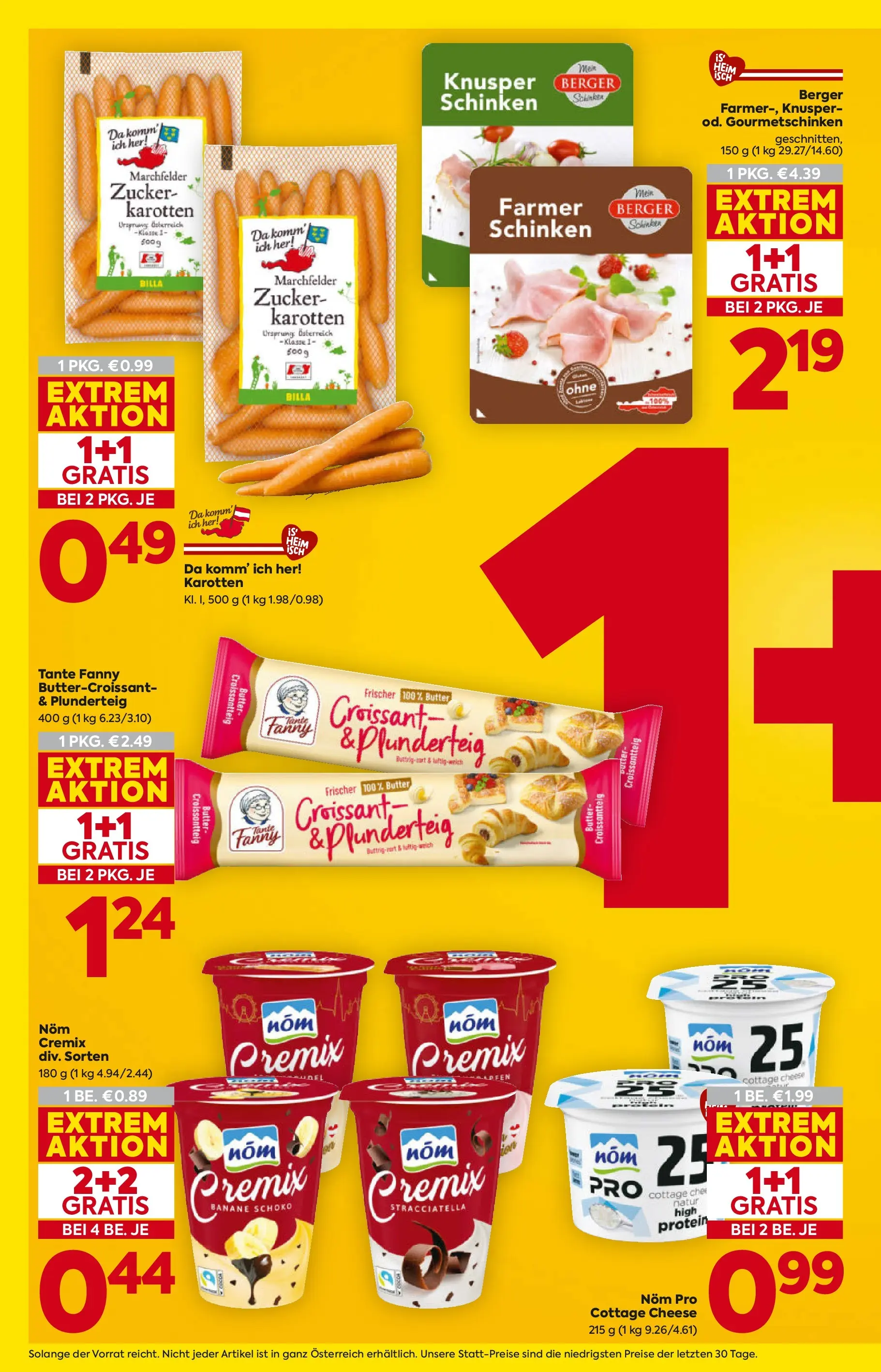 Billa Flugblatt - Wien ab 15.01.2026 - Angebote, Prospekt | Seite: 4 | Produkte: Zucker, Butter, Schinken