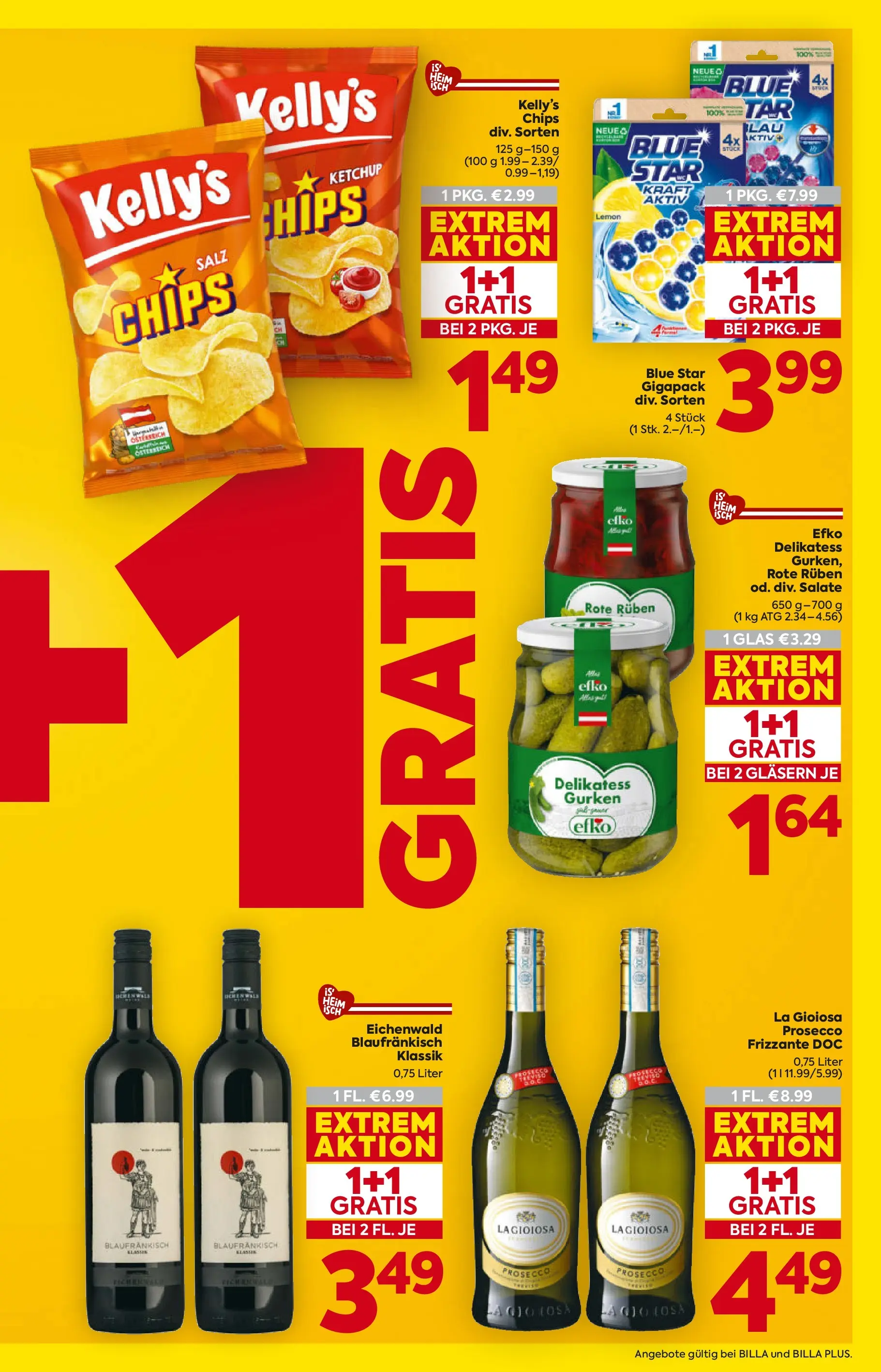 Billa Flugblatt - Wien ab 15.01.2026 - Angebote, Prospekt | Seite: 7 | Produkte: Chips, Ketchup, Gurken, Salz