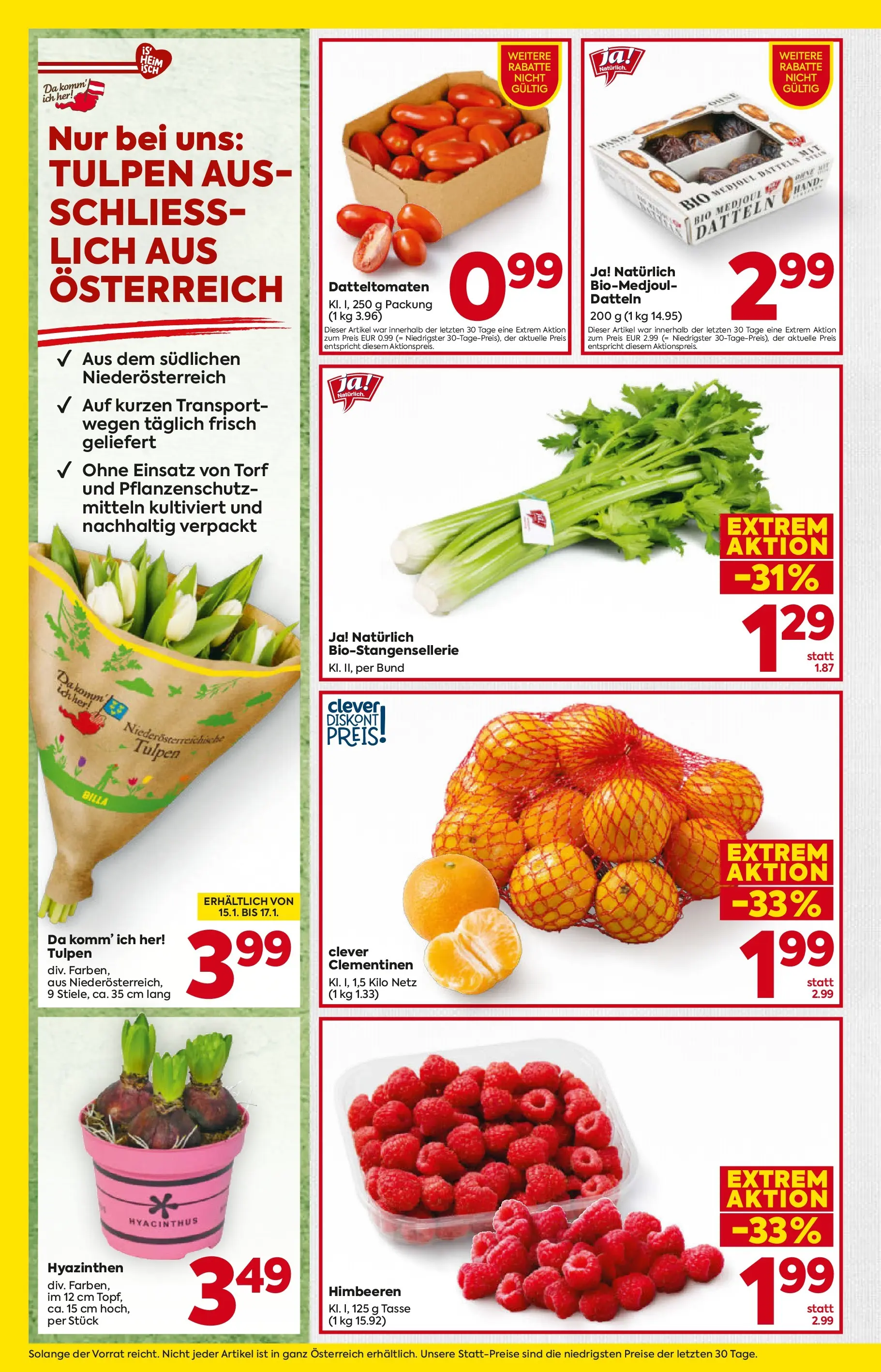 Billa Flugblatt - Wien ab 15.01.2026 - Angebote, Prospekt | Seite: 8 | Produkte: Dattel