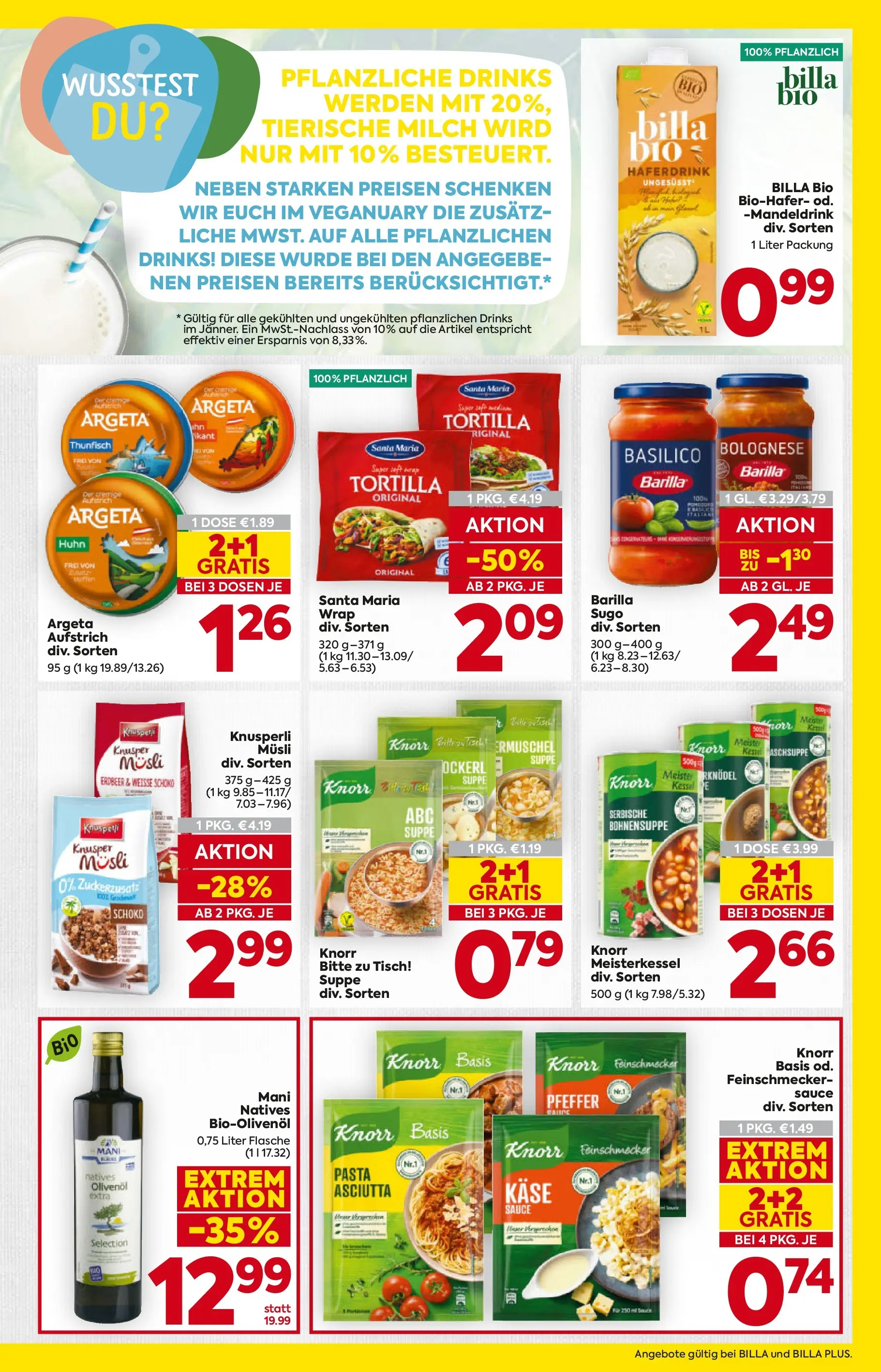 Billa Flugblatt - Wien ab 15.01.2026 - Angebote, Prospekt | Seite: 13 | Produkte: Pasta, Pfeffer, Tisch, Milch