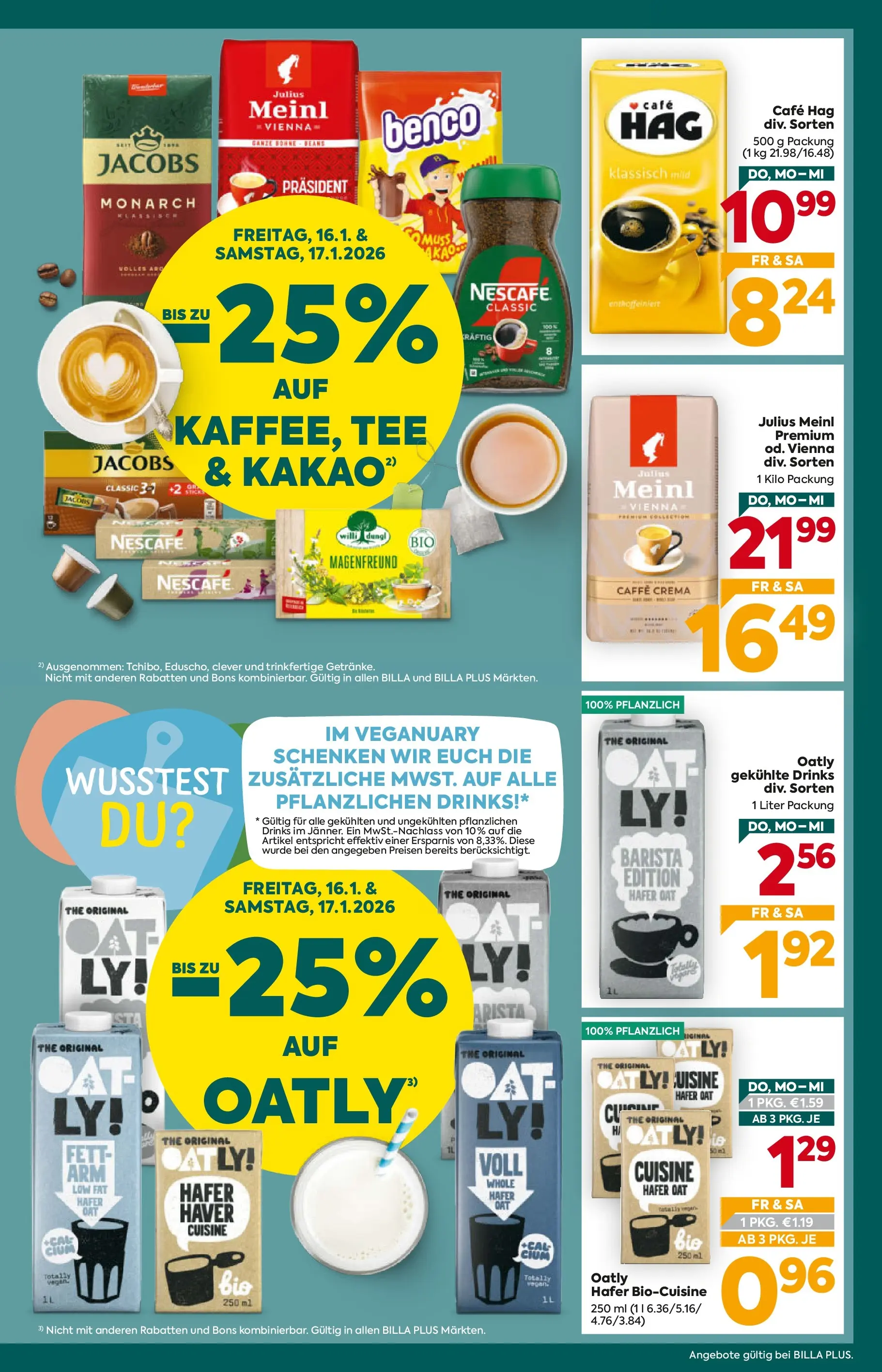 Billa Plus - BILLA PLUS: Flugblatt Salzburg von 14.01.2026 - Aktuelle Angebote | Seite: 3 | Produkte: Tee