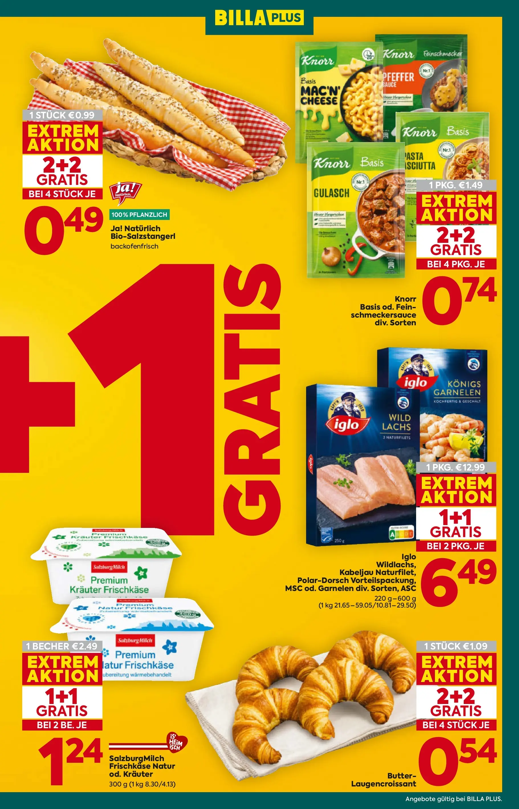 Billa Plus - BILLA PLUS: Flugblatt Salzburg von 14.01.2026 - Aktuelle Angebote | Seite: 5 | Produkte: Pasta, Pfeffer, Milch, Butter